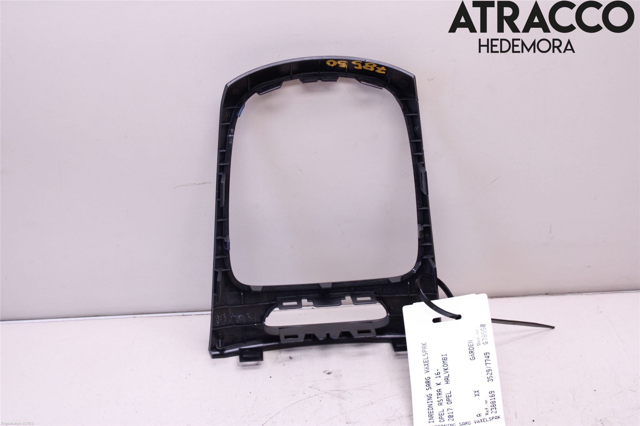 Opel ASTRA K 16-22 Inredning Sarg Växelspak