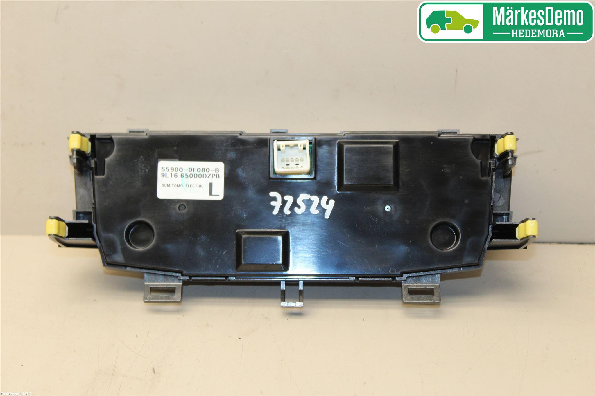 Toyota VERSO 09-18 Varme Ac Betjening-Display