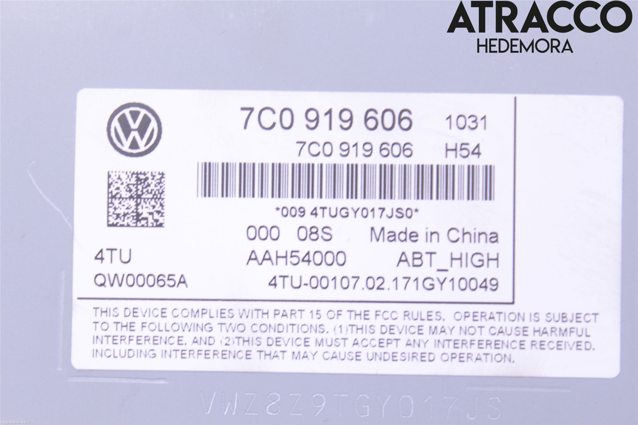 Volkswagen VW TIGUAN 16-24 Stereo Radio Med Cd