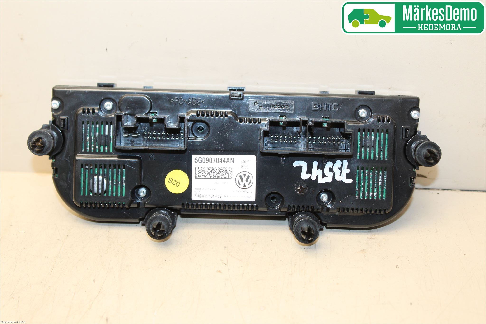 Volkswagen VW GOLF / E-GOLF VII 13-20 Varme Ac Betjening-Display