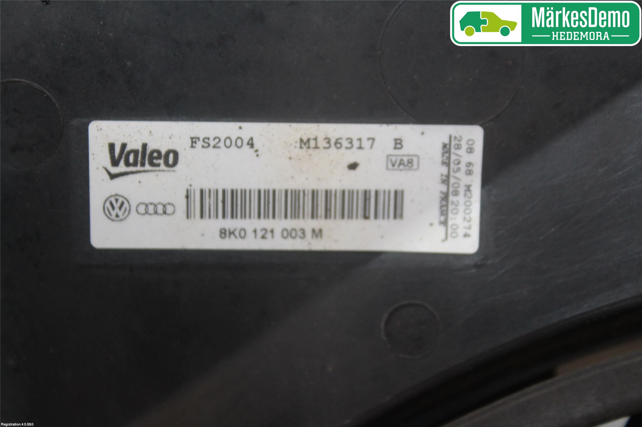 Audi A4/S4 08-11 Kjølevifte Elektrisk