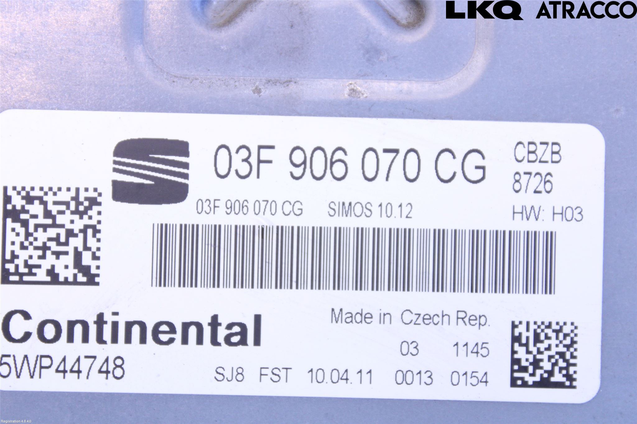Seat LEON 06-12 Styreenhet Innsprøytning