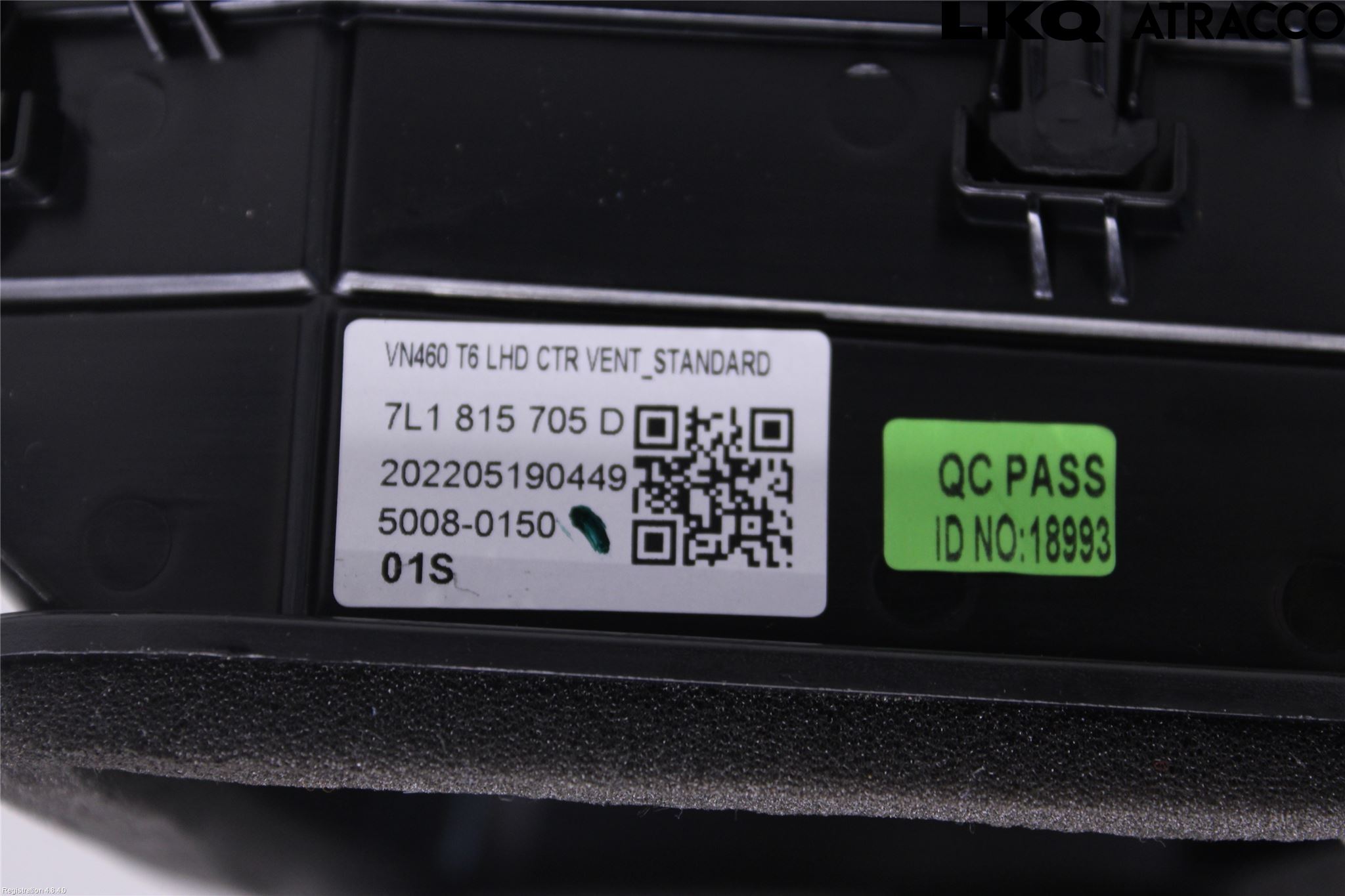 Volkswagen VW TRANSP/CARAVELLE (T7) 22-24 Dashbord Kanal - Dyse