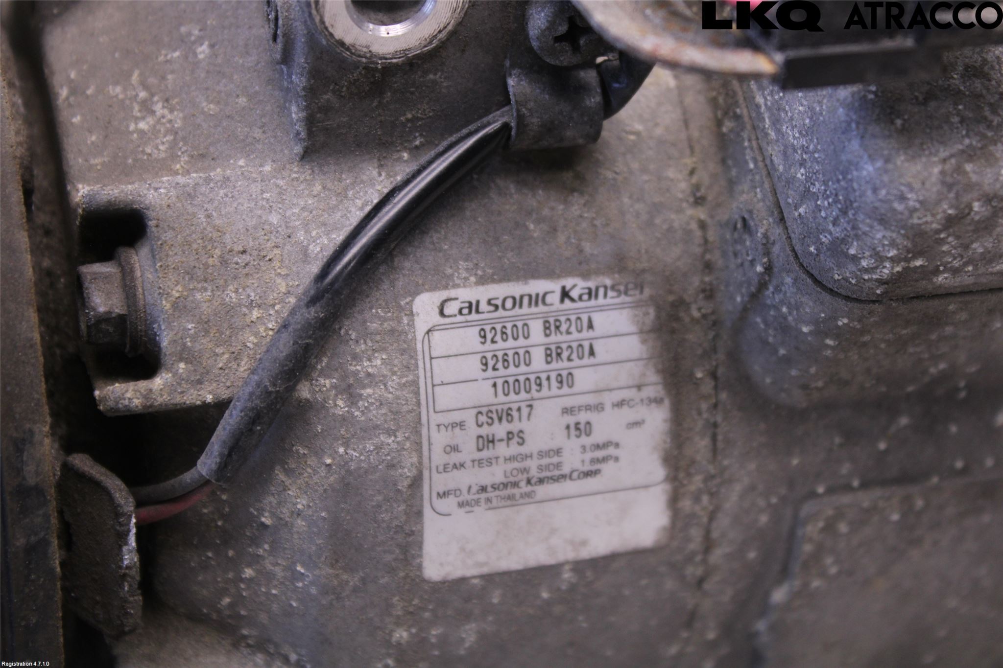 Nissan QASHQAI+2  10-14 Varme Ac Kompressor