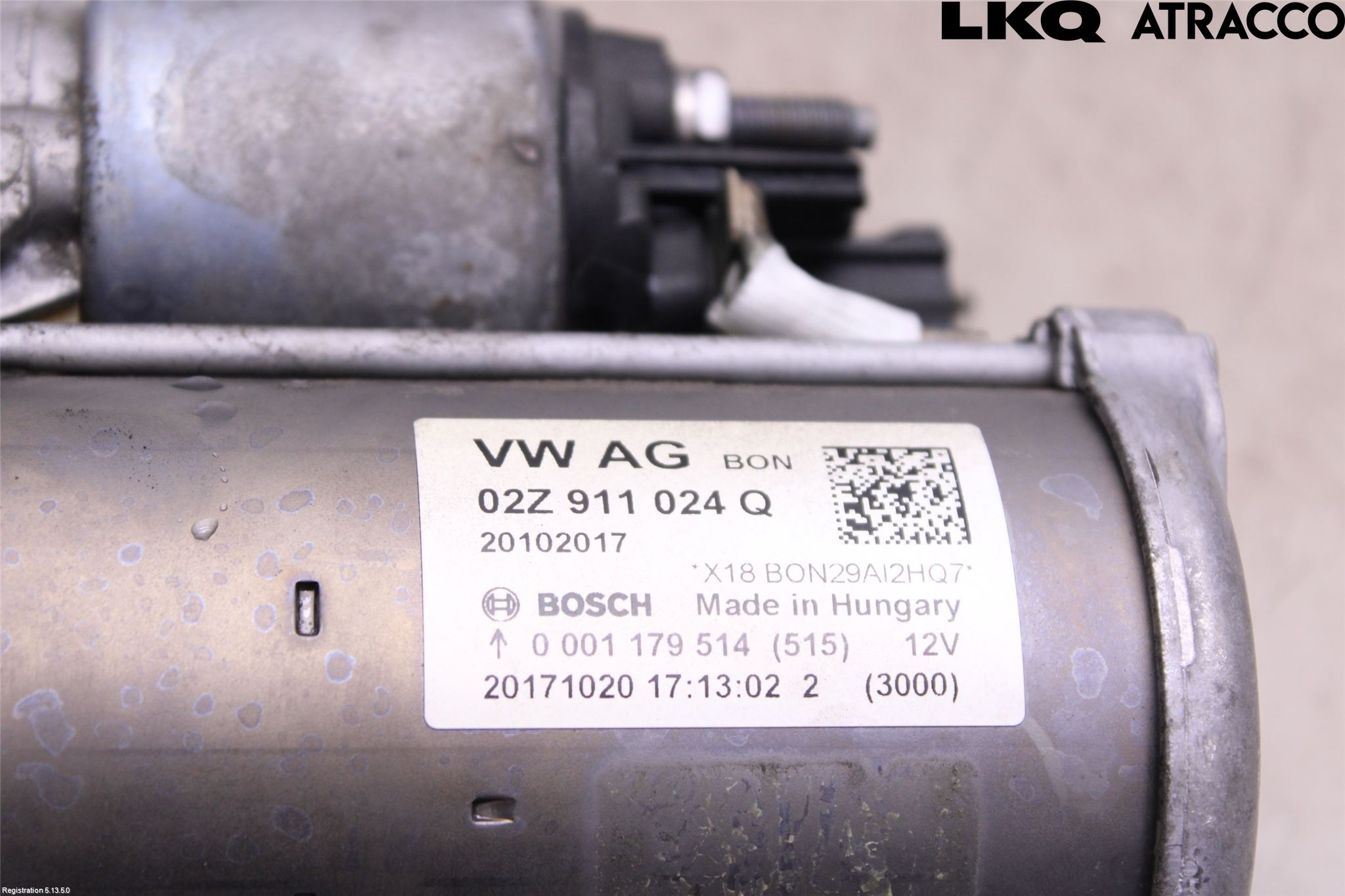 Volkswagen VW GOLF / E-GOLF VII 13-20 Startmotor
