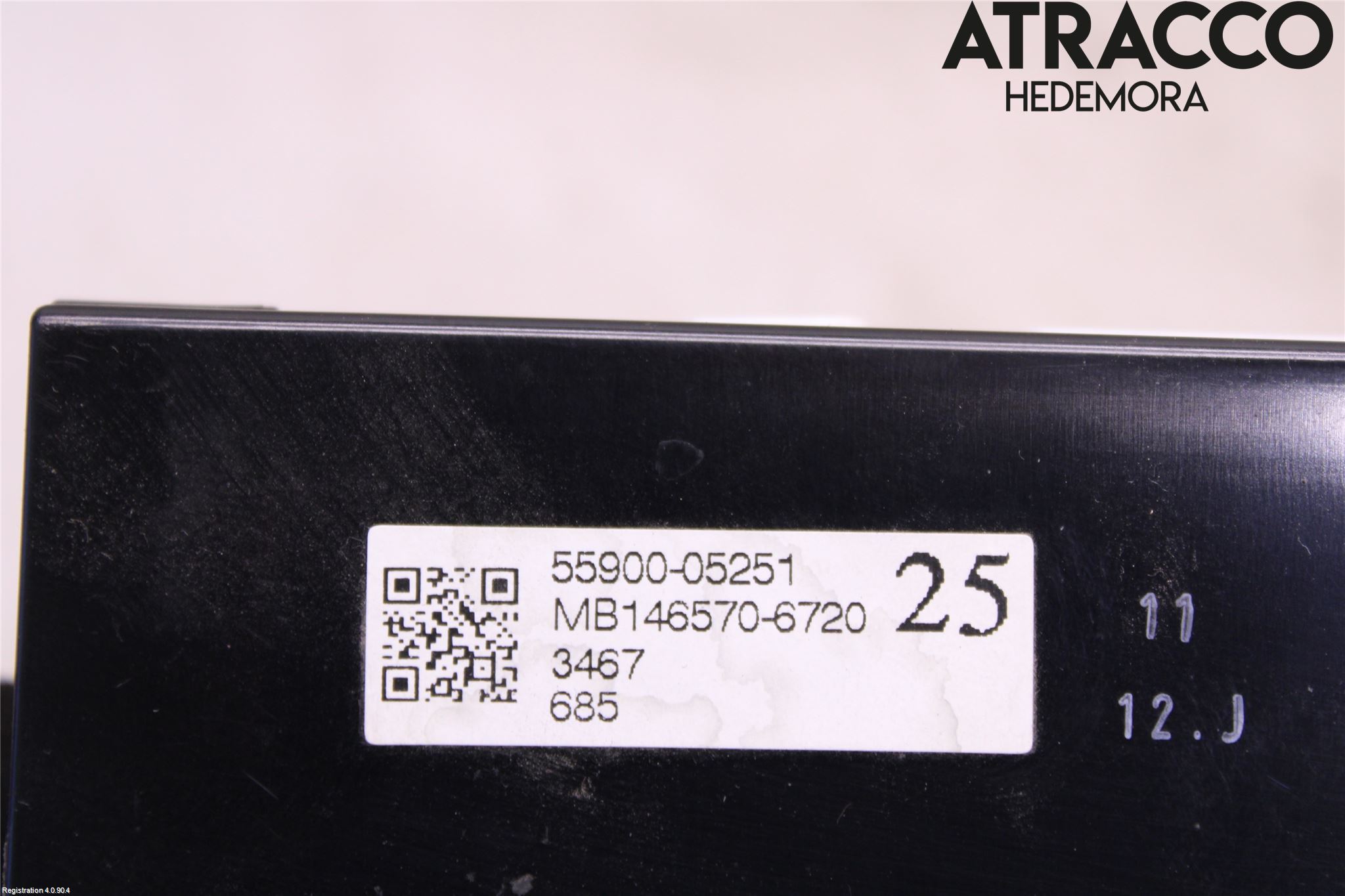 Toyota AVENSIS 07-08 Varme Ac Betjening-Display