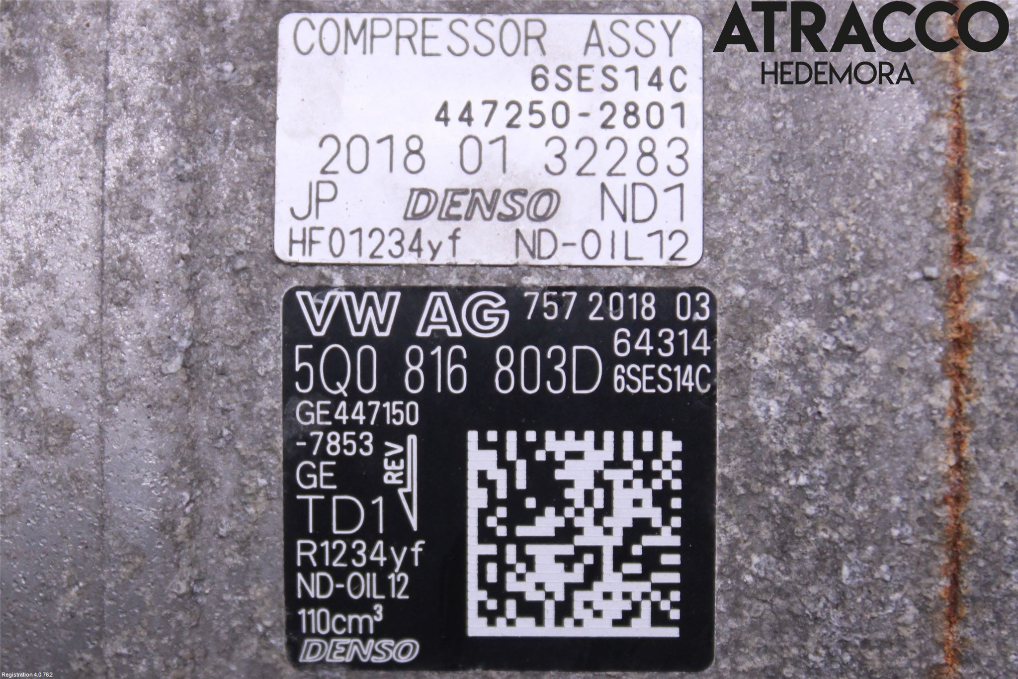 Seat IBIZA V 17-20 Varme Ac Kompressor