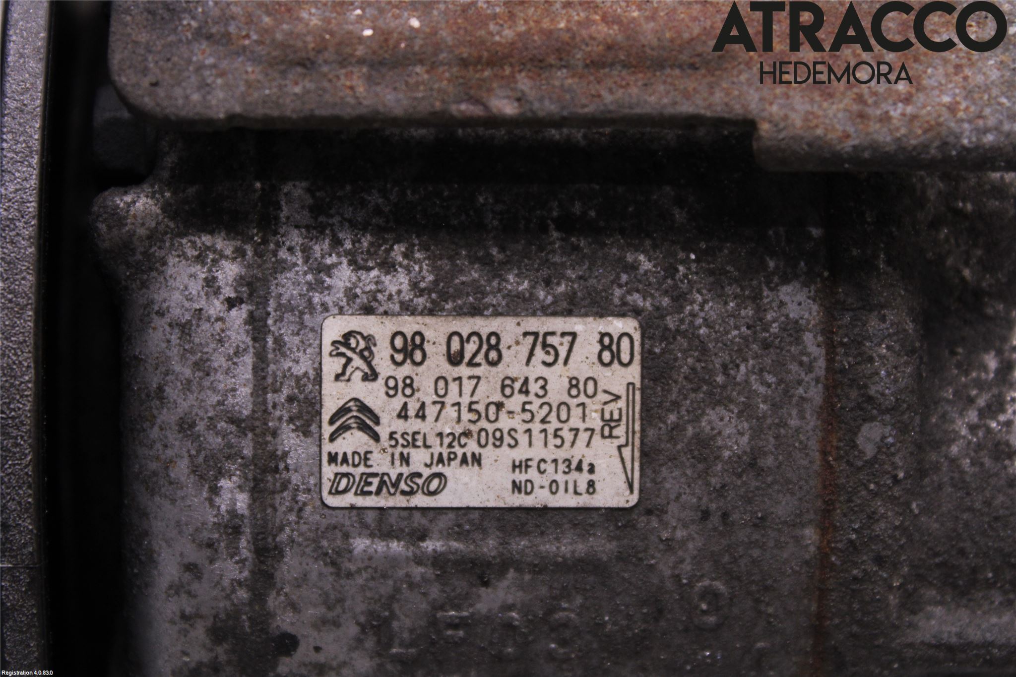 Citroen C4 II 11-18 Varme Ac Kompressor