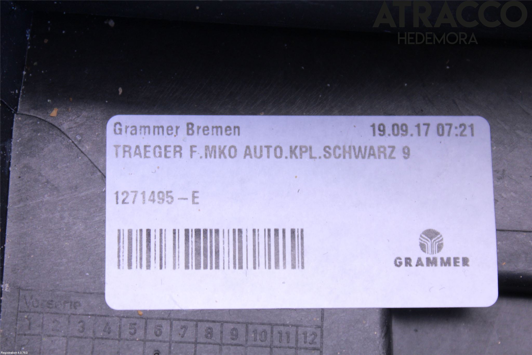Mercedes-Benz MB C-KLASS (W205) 14-21 Innr Konsoll-Lomme