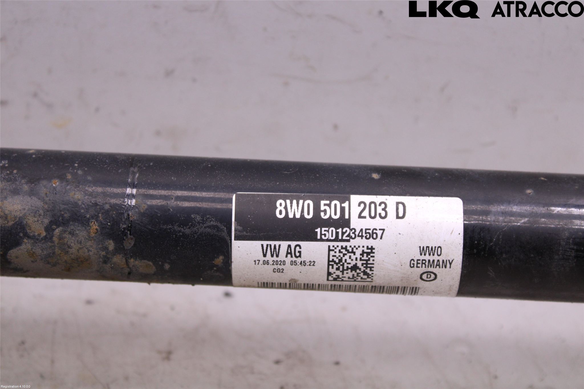Audi A4/S4 B9 20- Drivaksel Bak Kompl Venstre