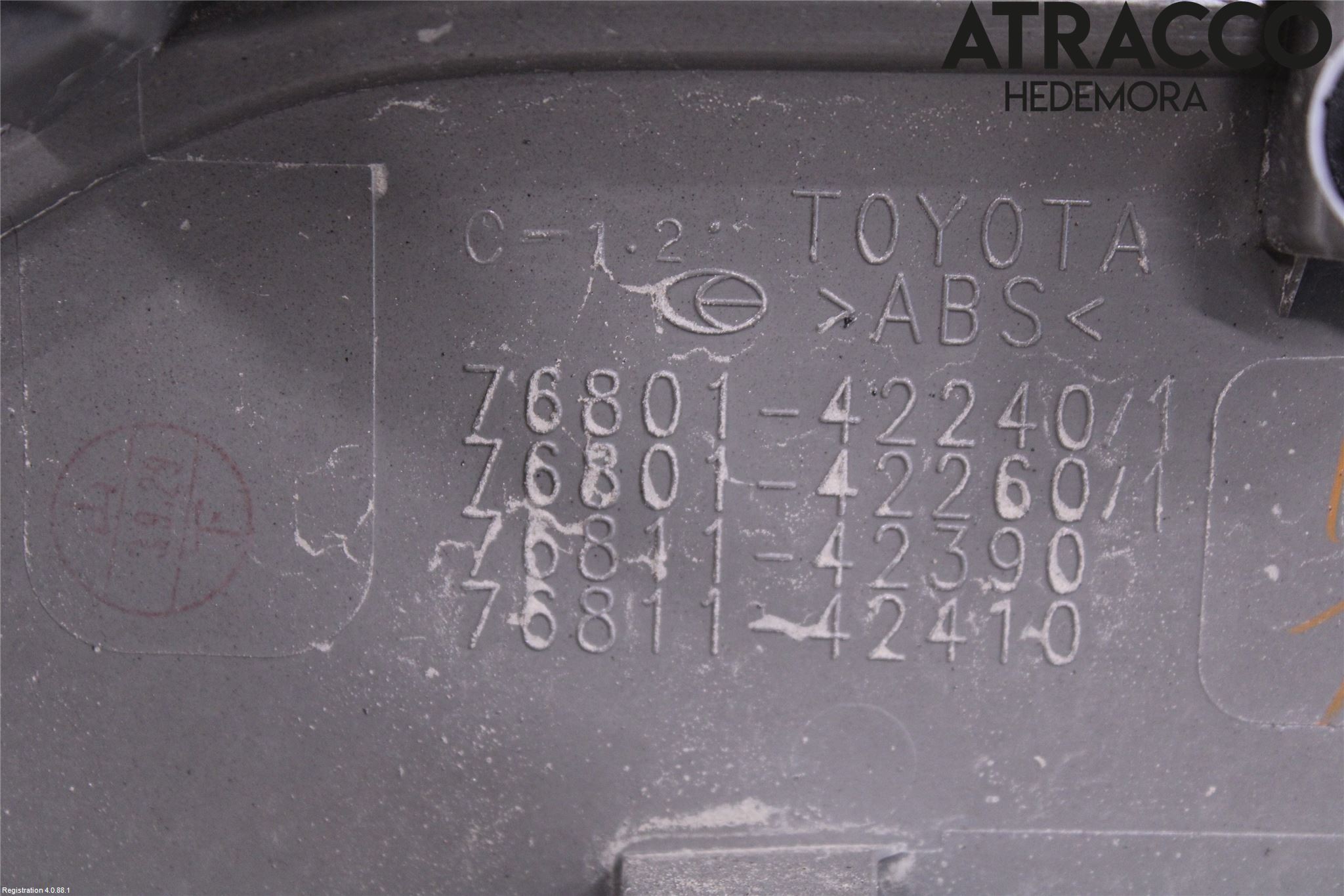 Toyota RAV4 19- List Bak-Bakluke