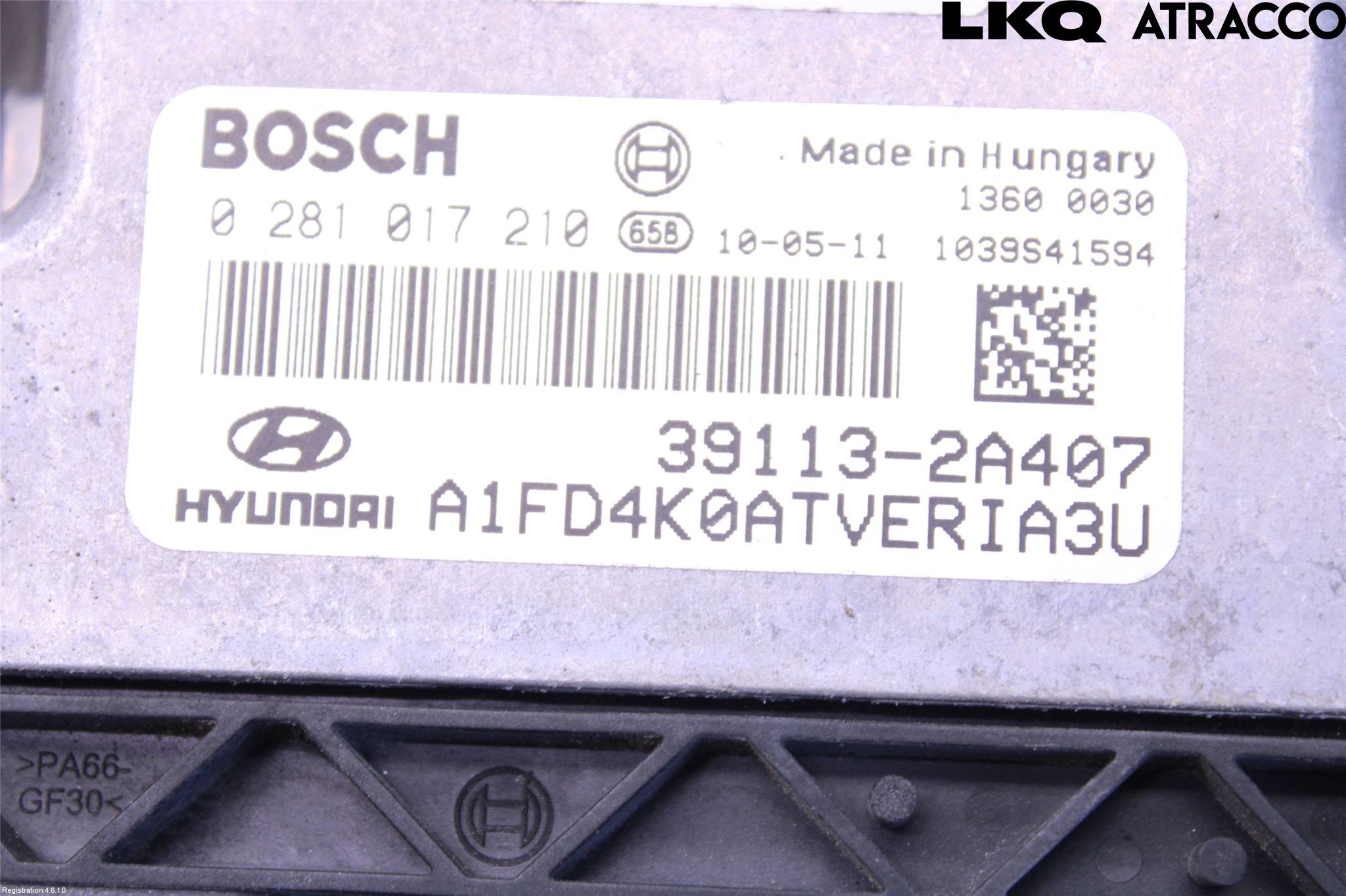 Hyundai i30 FD 07-12 Styreenhet Dieselpumpe