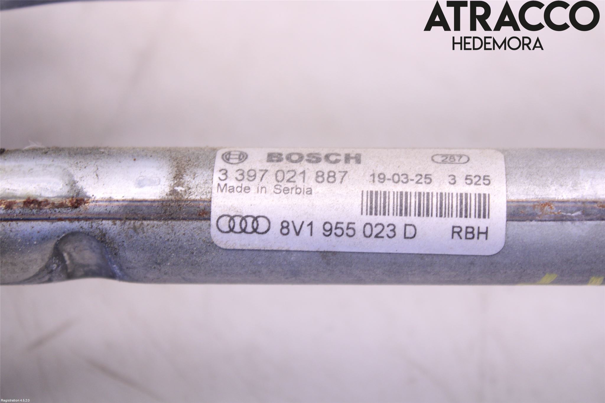 Audi A3/S3 8V 13-20 Viskeroverføring Frontrute