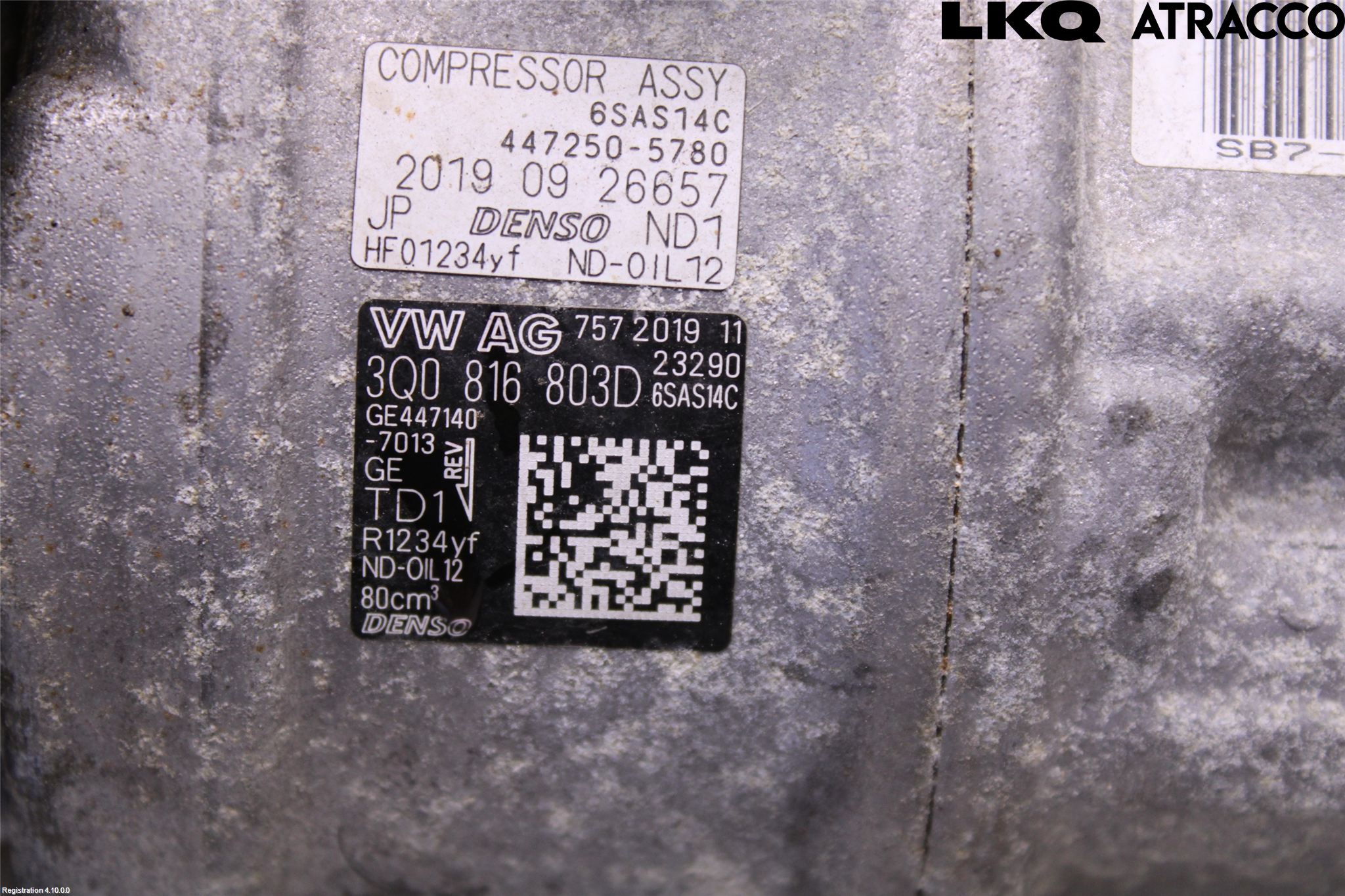 Volkswagen VW PASSAT 05-11 Varme Ac Kompressor