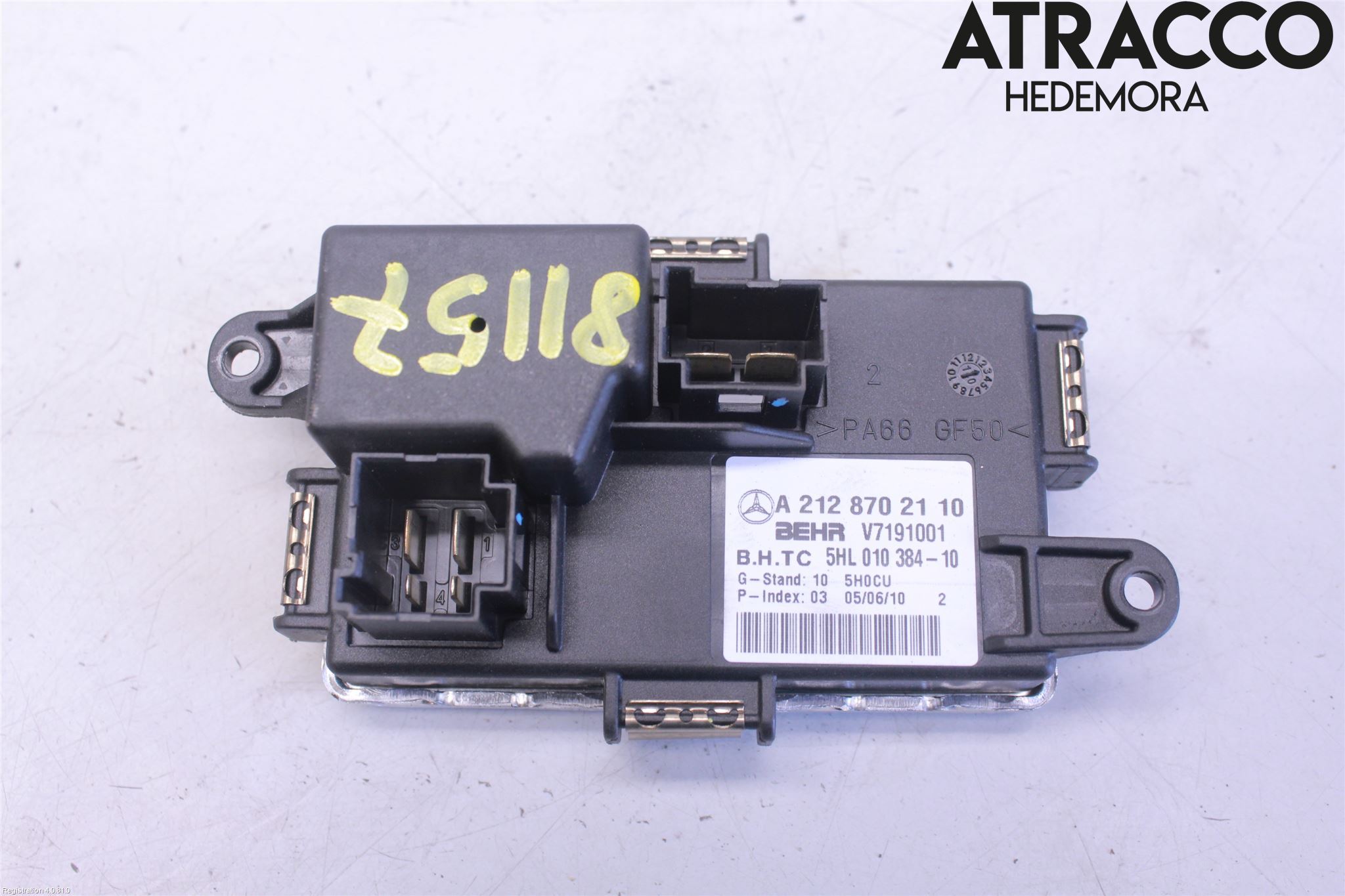 Mercedes-Benz MB C-KLASS (W204) 07-15 Varmeapparat Viftemotstand