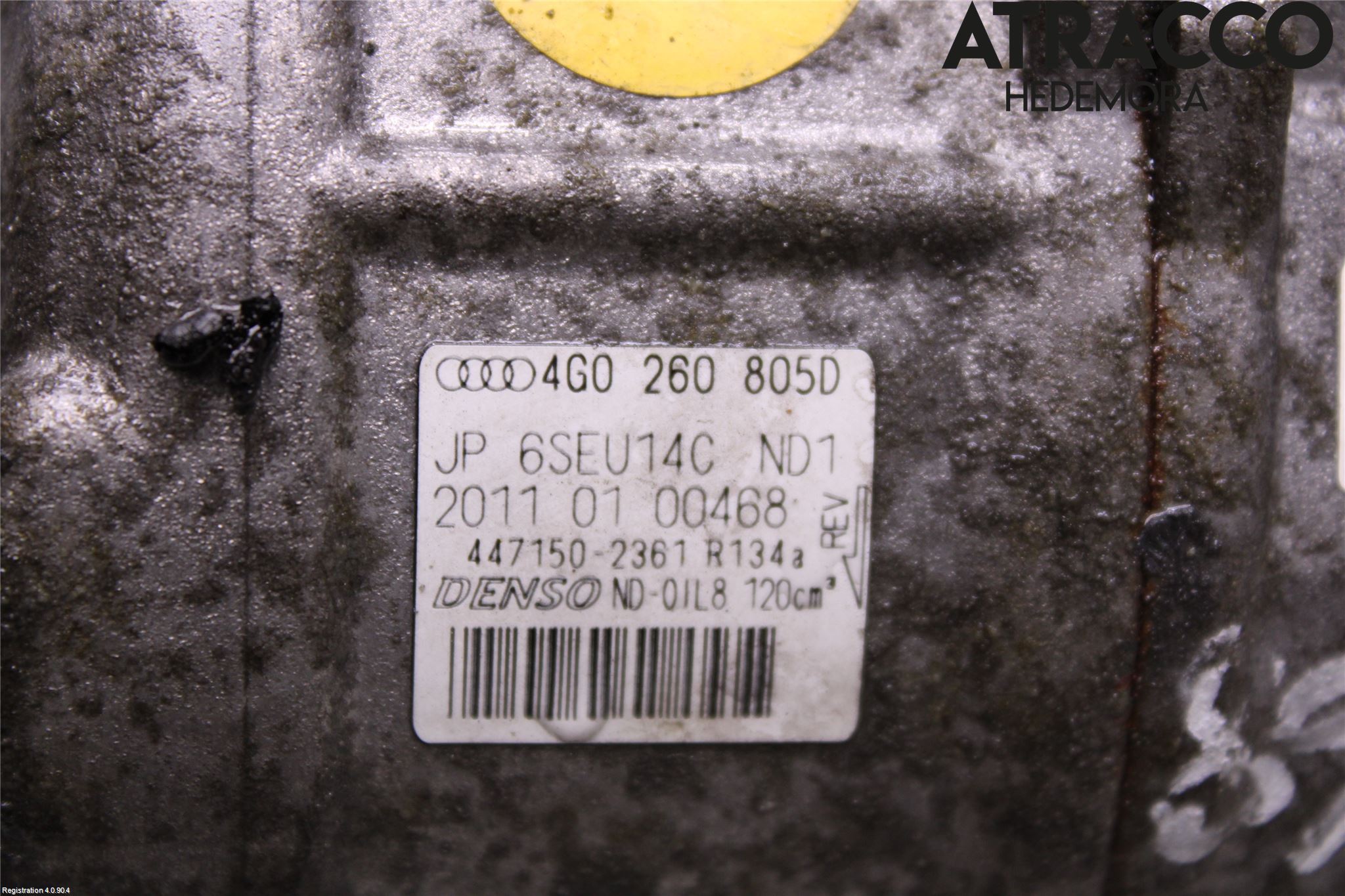 Audi A6/S6 4G 11-18 Varme Ac Kompressor