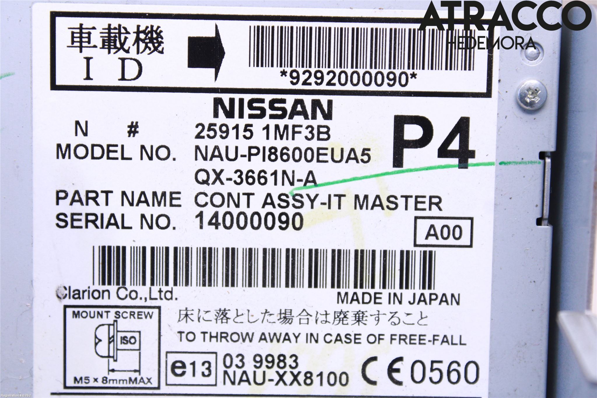 Nissan 370Z Stereo Radio Med Cd