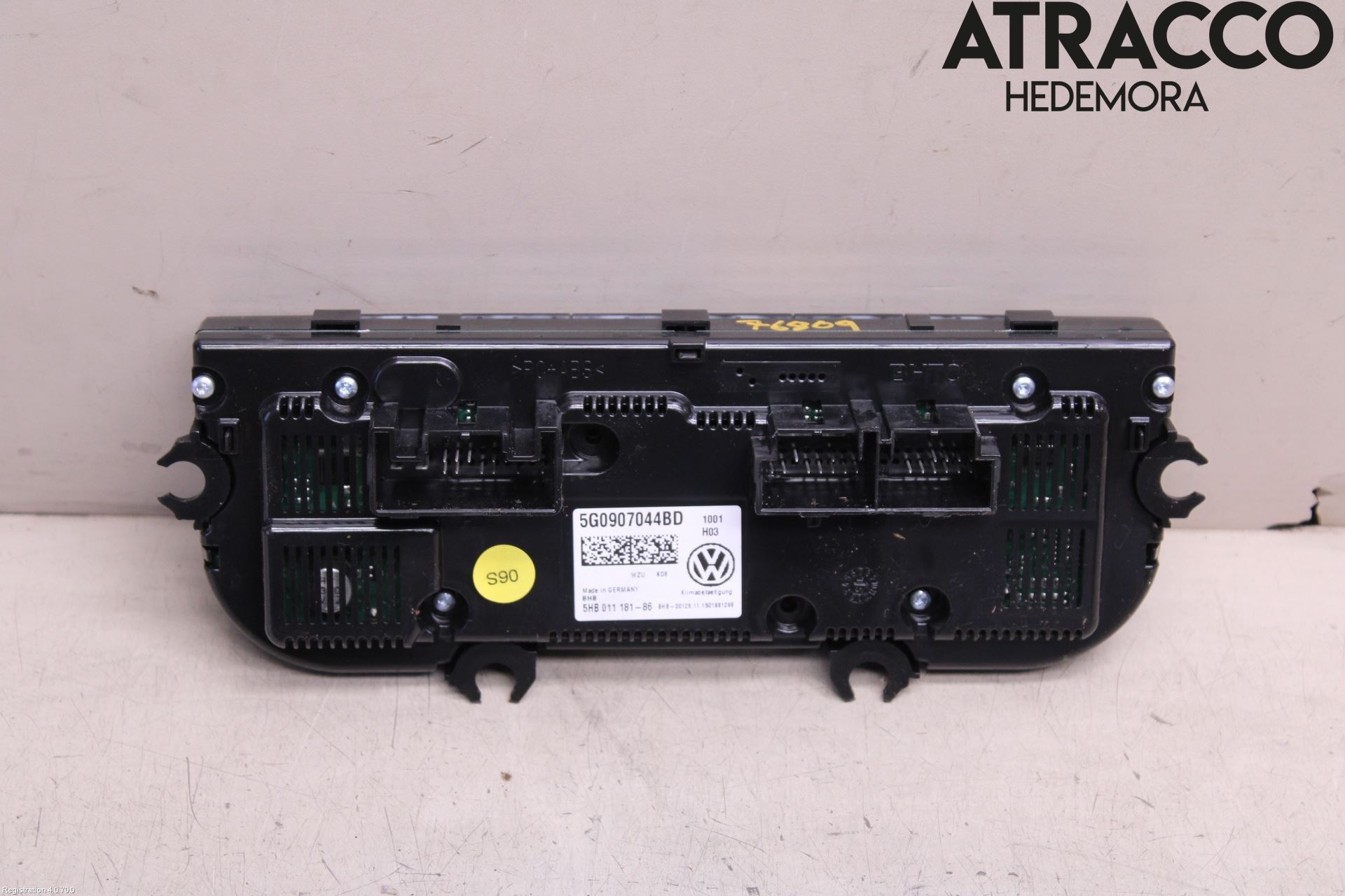 Volkswagen VW GOLF / E-GOLF VII 13-20 Varme Ac Betjening-Display