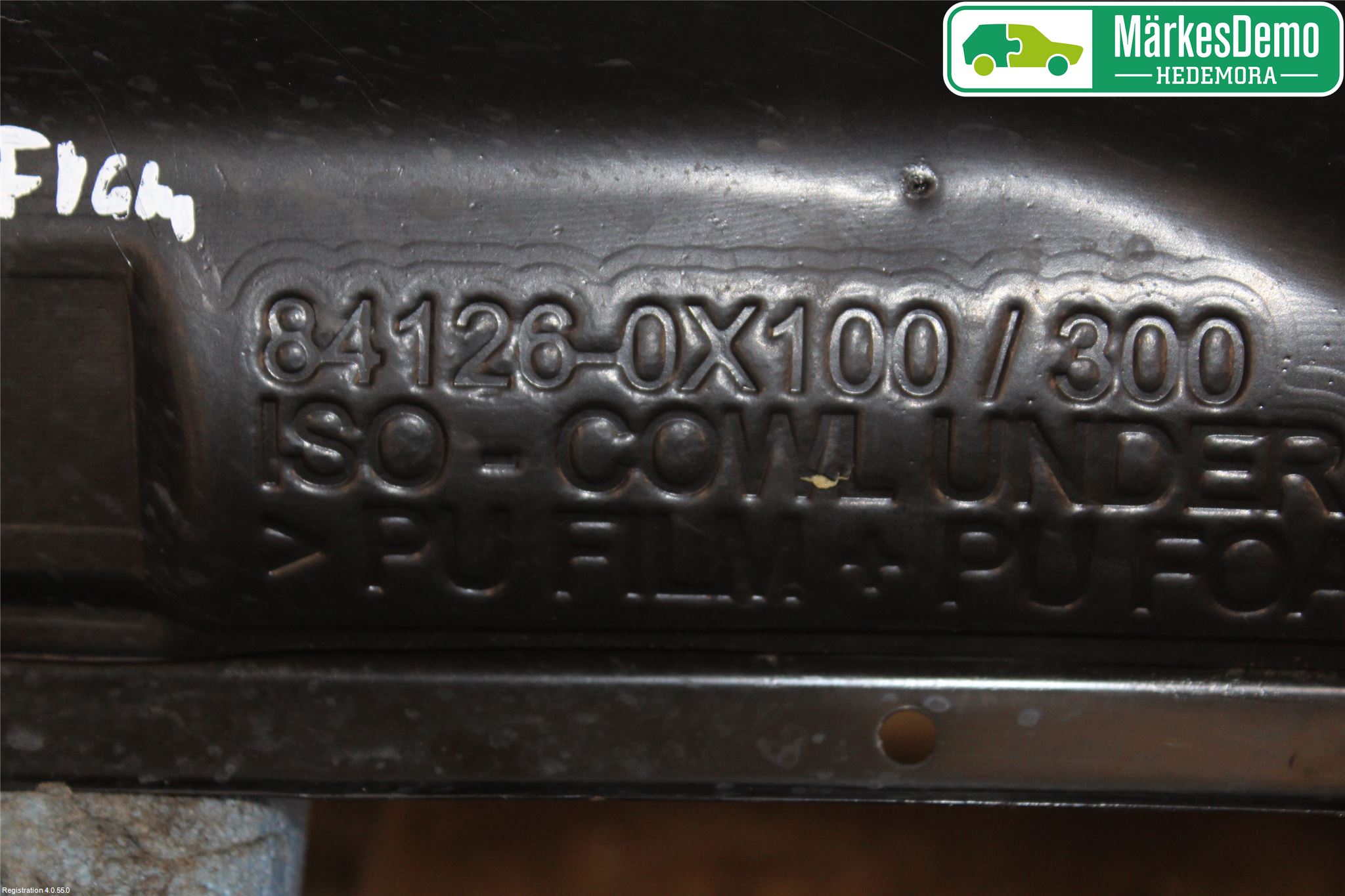 Hyundai i10 PA 08-13 Visker Deksel-Grill-Under Frr