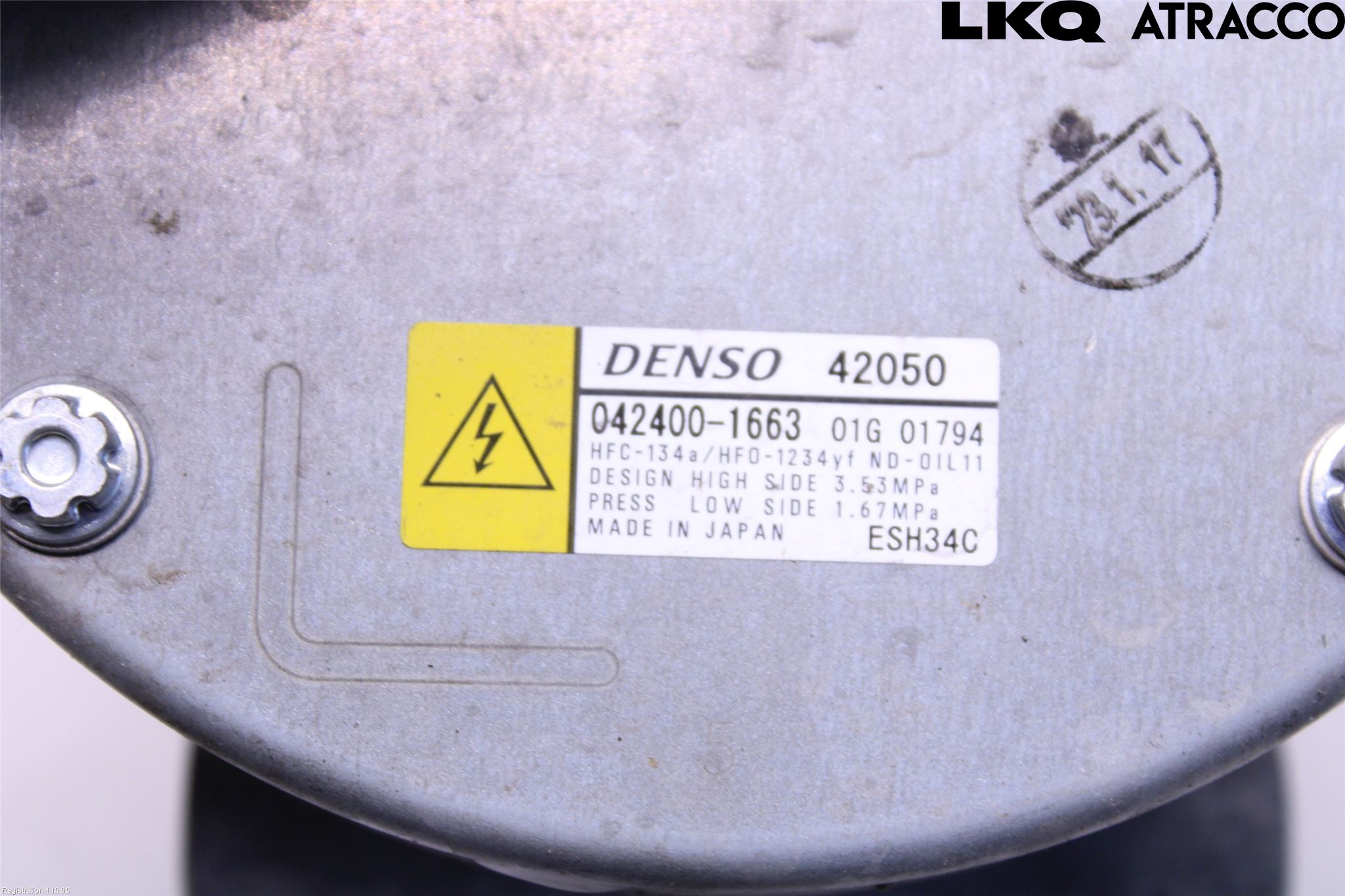 Toyota bZ4X EA10 22- Varme Ac Kompressor
