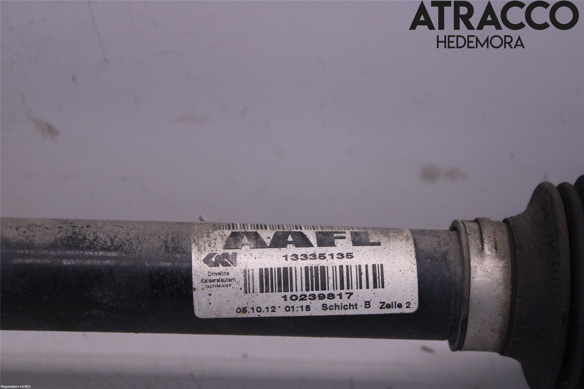 Opel ASTRA J 10-15 Drivaksel Foran Kompl Venstre