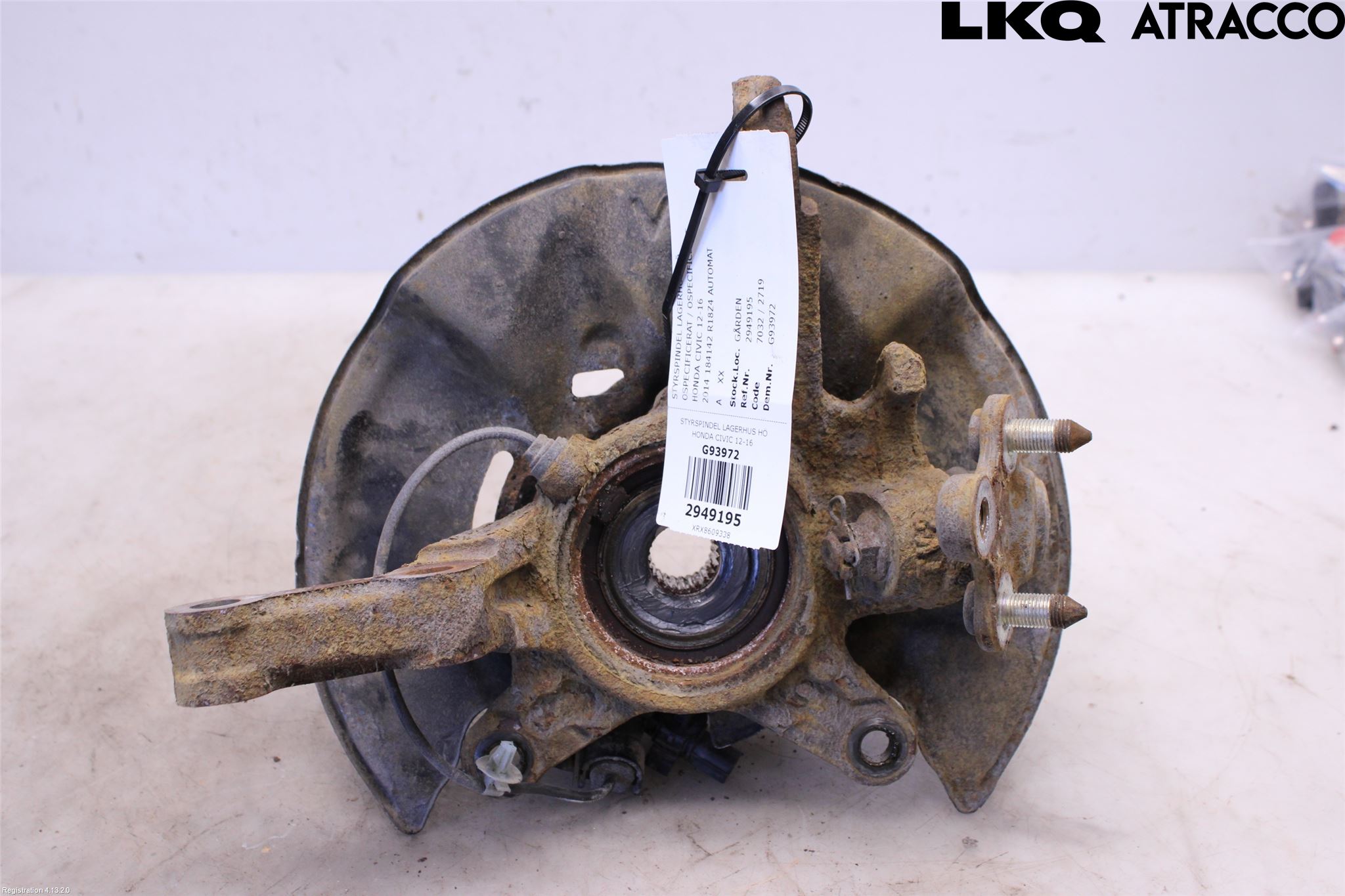Honda CIVIC 12-16 Spindel Hf