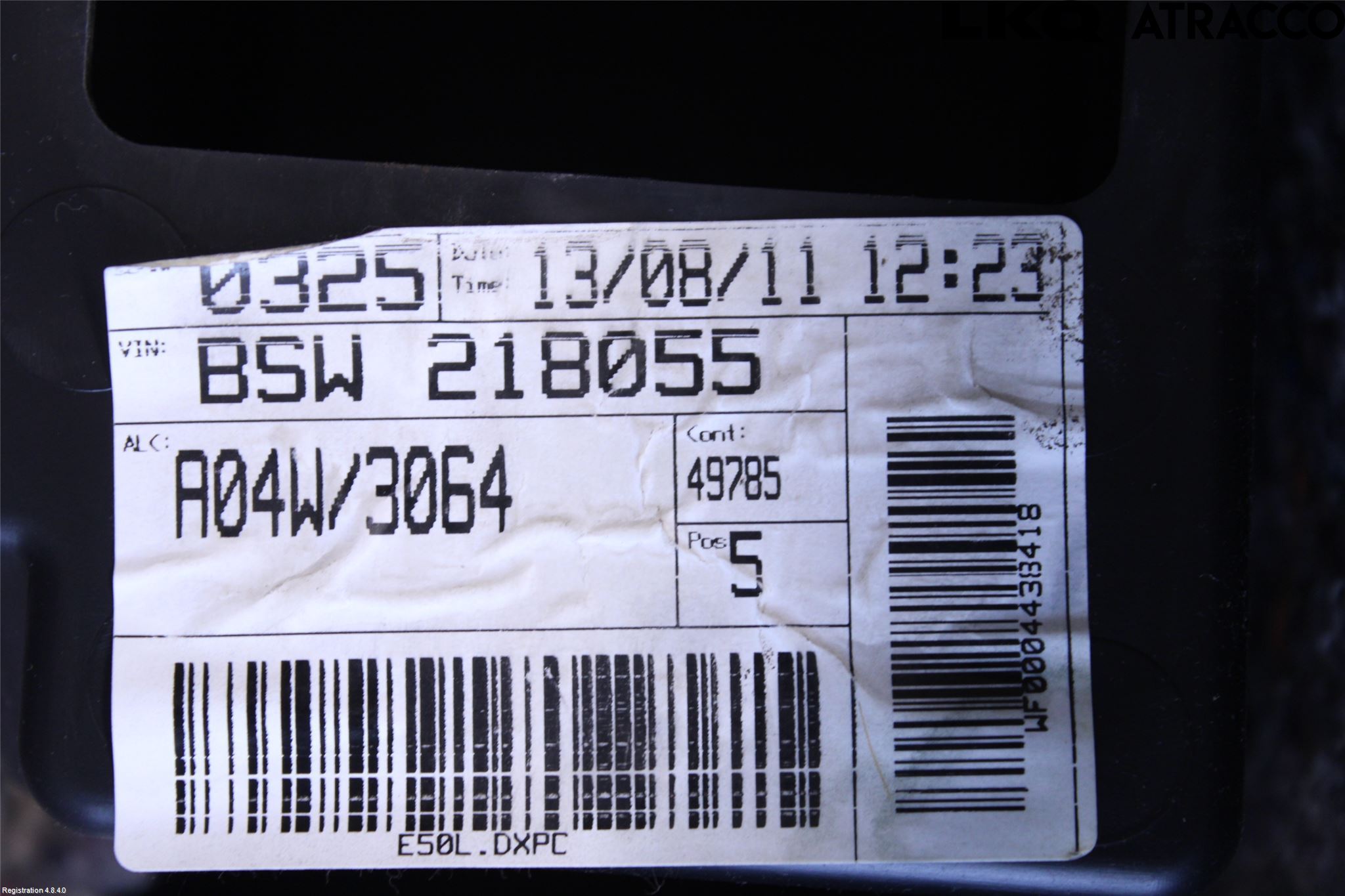 Kia CEED 06-12 Innr Konsoll-Lomme