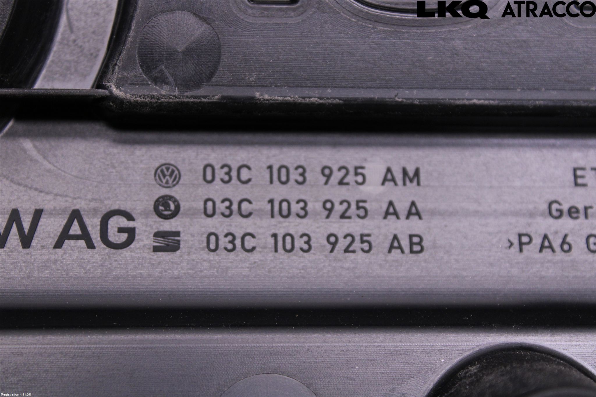 Skoda OCTAVIA (1Z) 05-13 Motor Deksel Over Motor