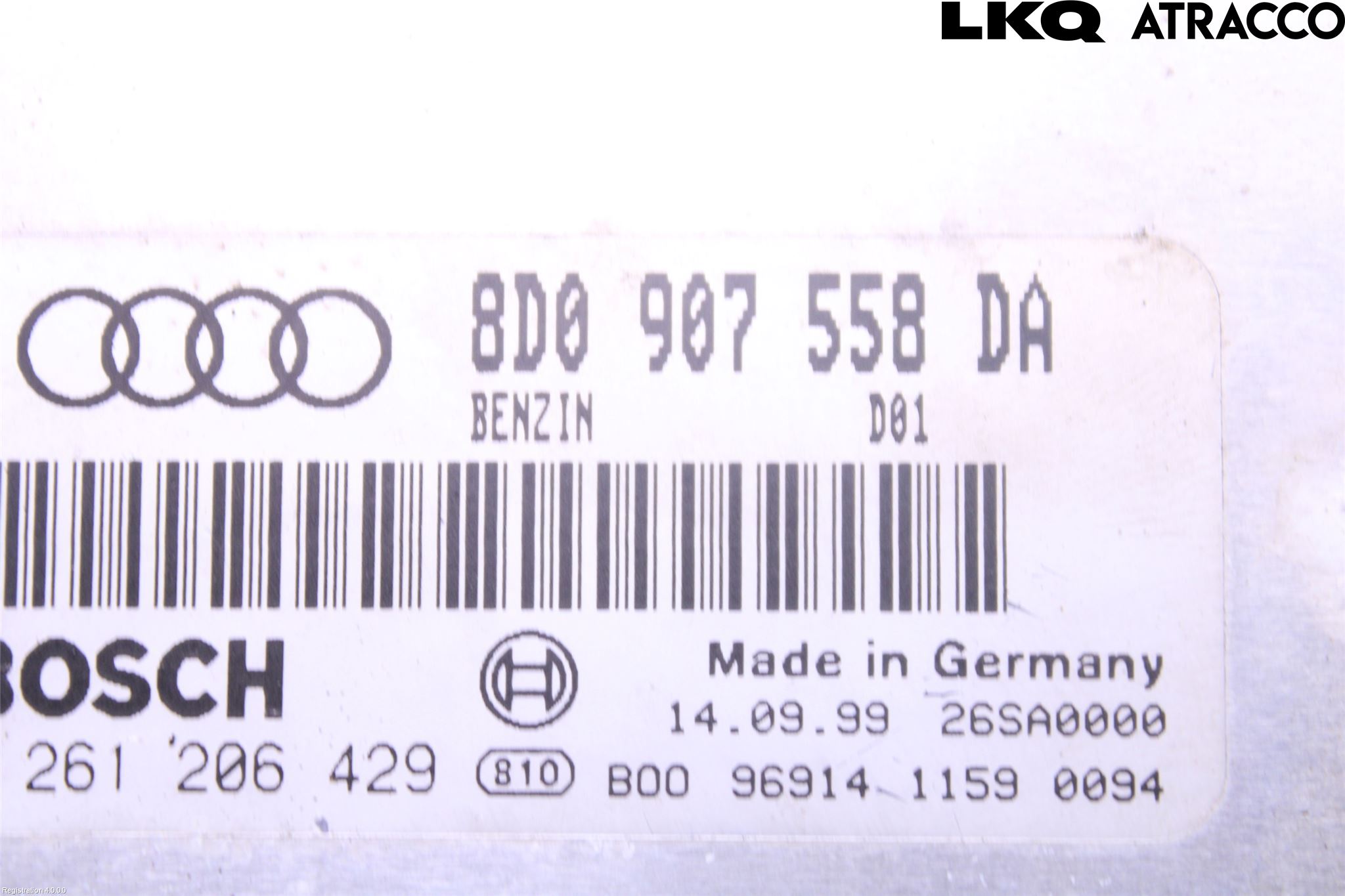 Audi A4/S4 99B-00 Styreenhet Innsprøytning