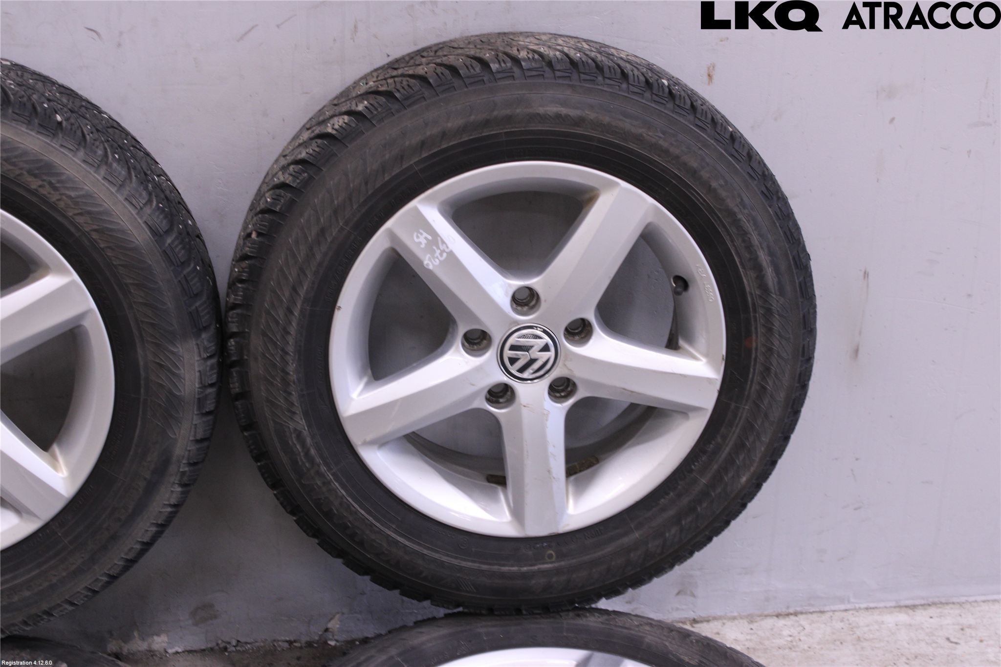 Volkswagen VW GOLF / E-GOLF VII 13-20 Dekk Vinter På Alu Felg 4Stk