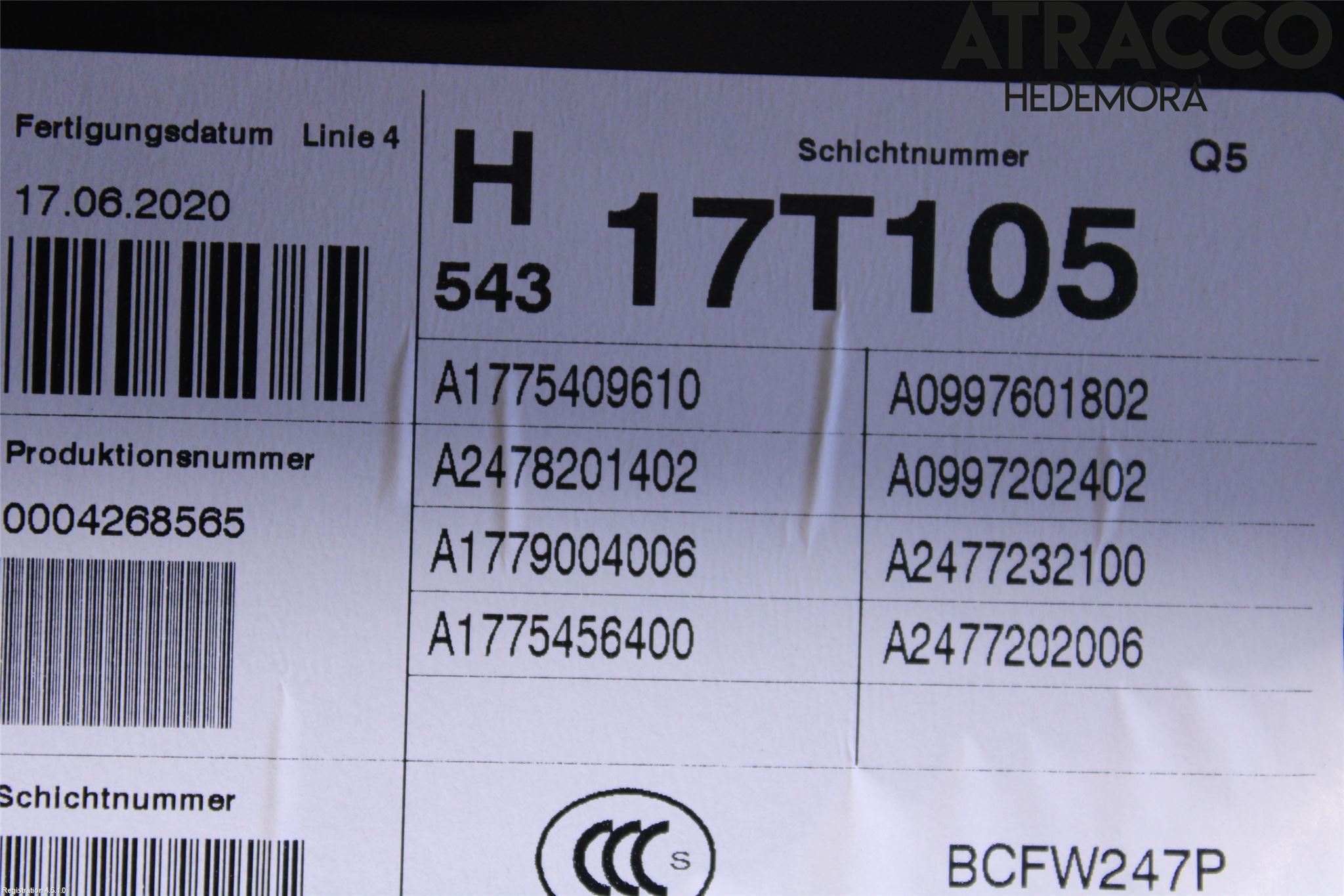 Mercedes-Benz MB GLA-KLASS (H247) 20- Vindusheis El Komp