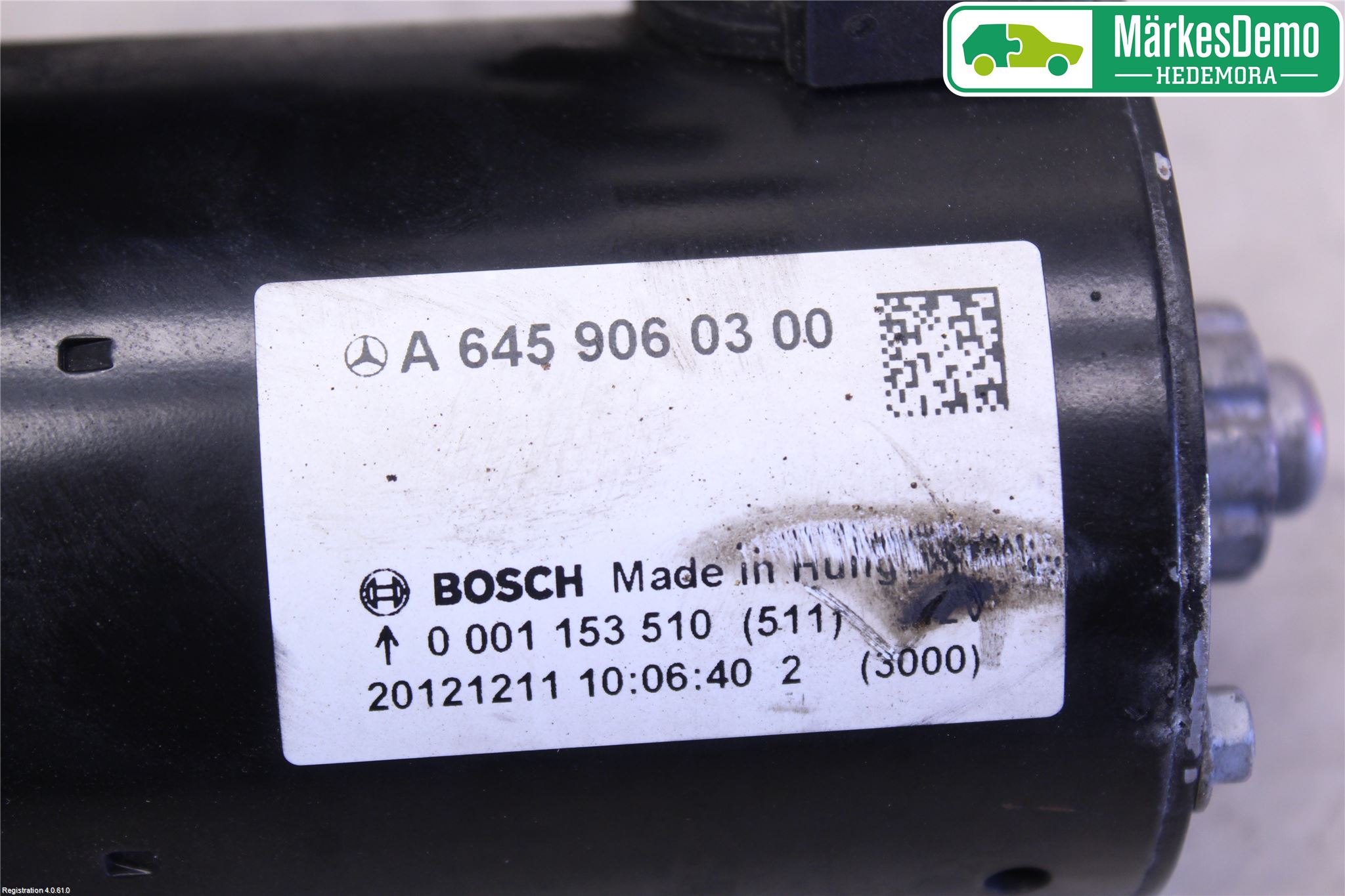 Mercedes-Benz MB A-KLASS (W176) 13-18 Startmotor Diesel