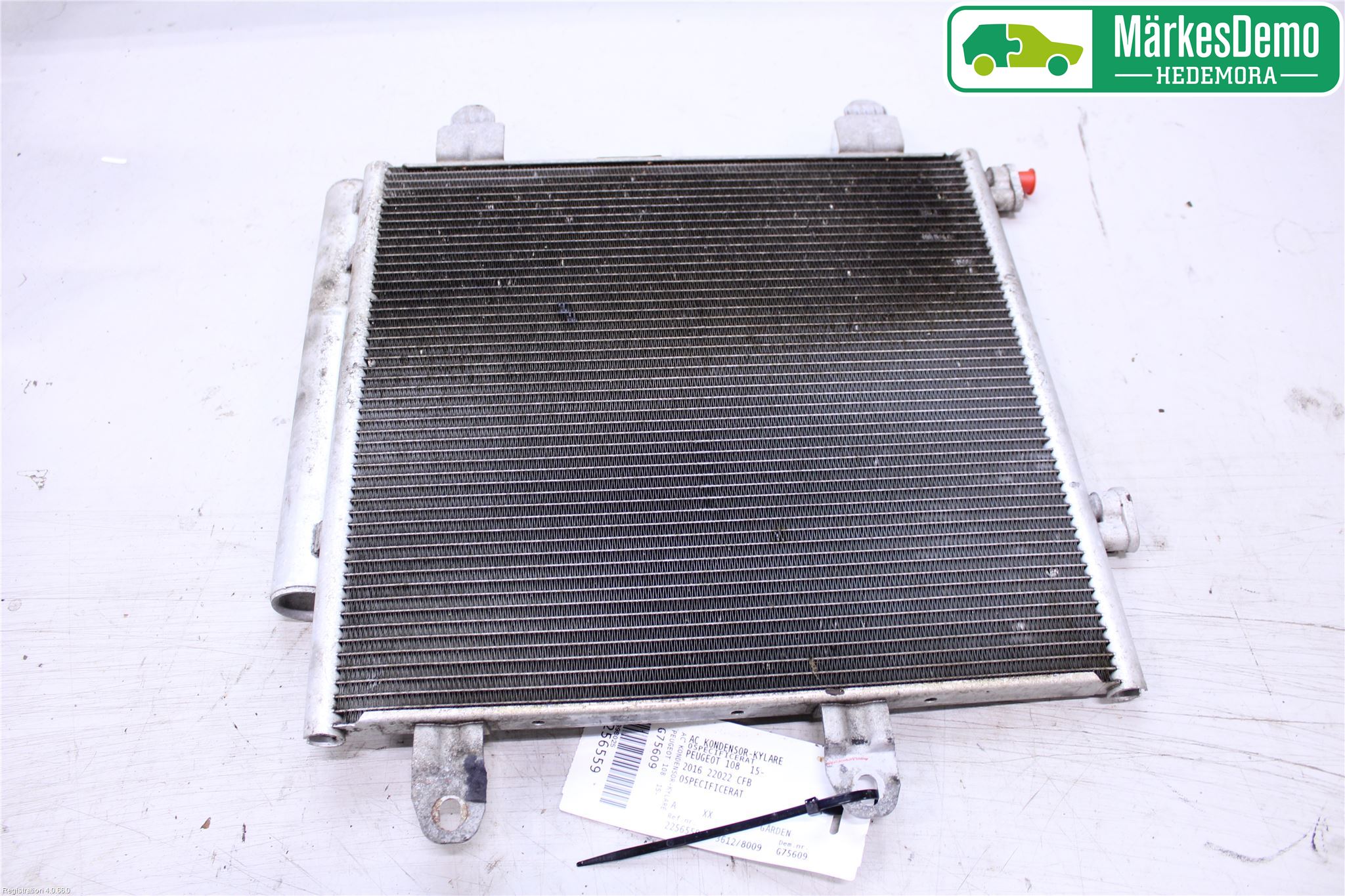 Peugeot 108 15-22 Varme Ac Kondenser-Kjøler