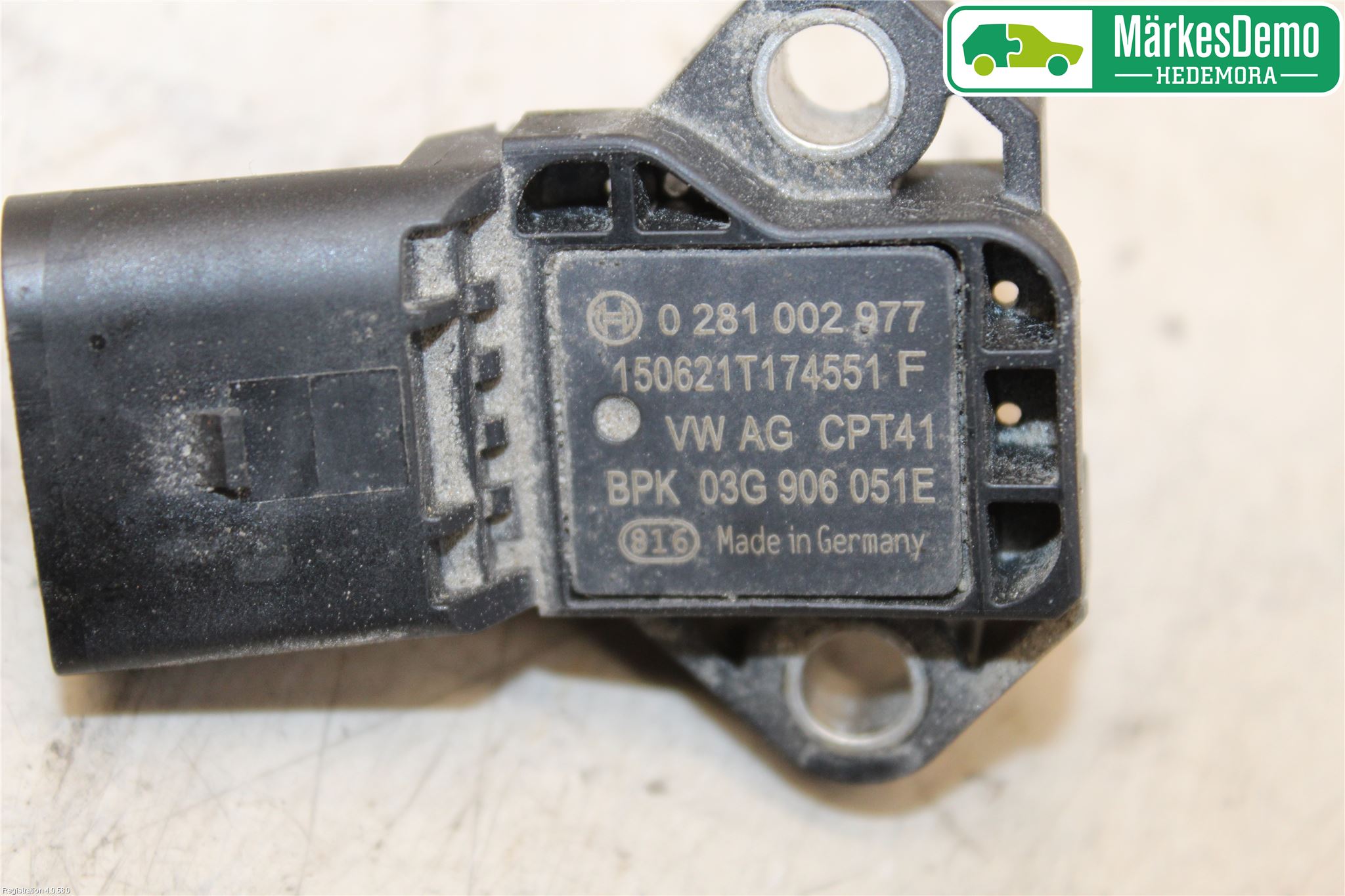 Volkswagen VW GOLF SPORTSVAN 15-20 Inns Map - Trykkføler
