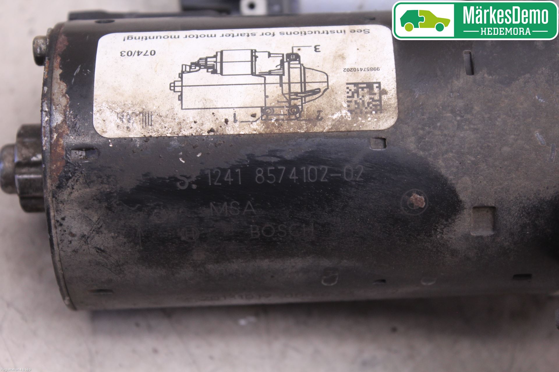 BMW 5 F10/F11/F18 09-17 Startmotor Diesel