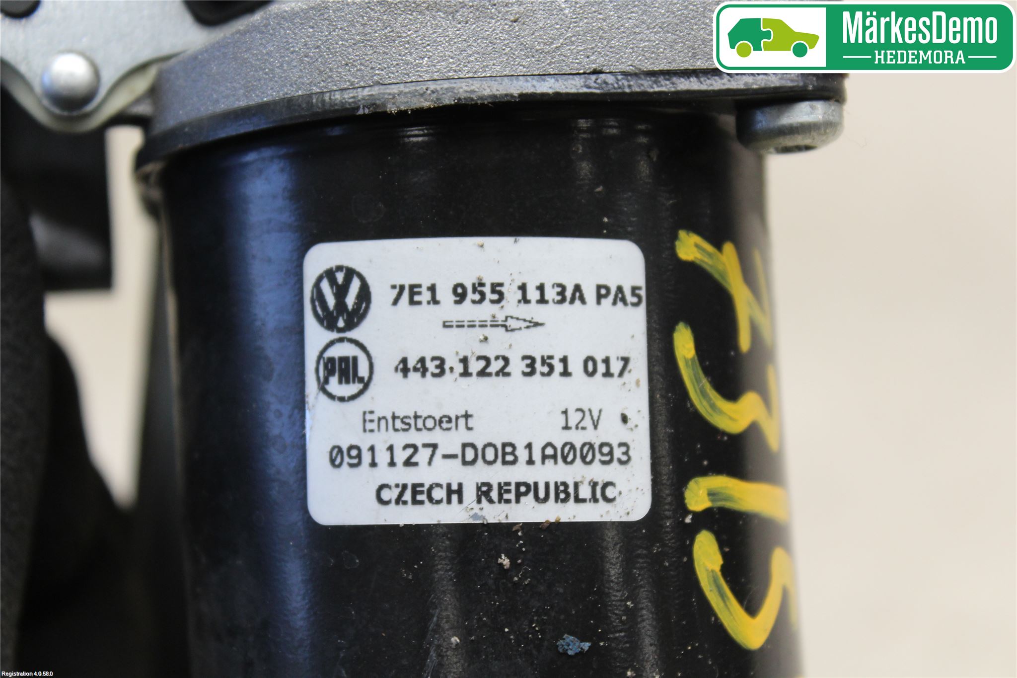 Volkswagen VW TRANSP/CARAVELLE (T5) 04-15 Viskeroverføring Frontrute