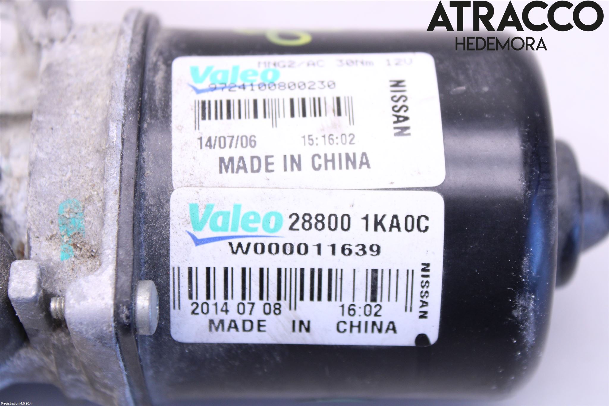 Nissan JUKE 14-19 Viskermotor Frontrute