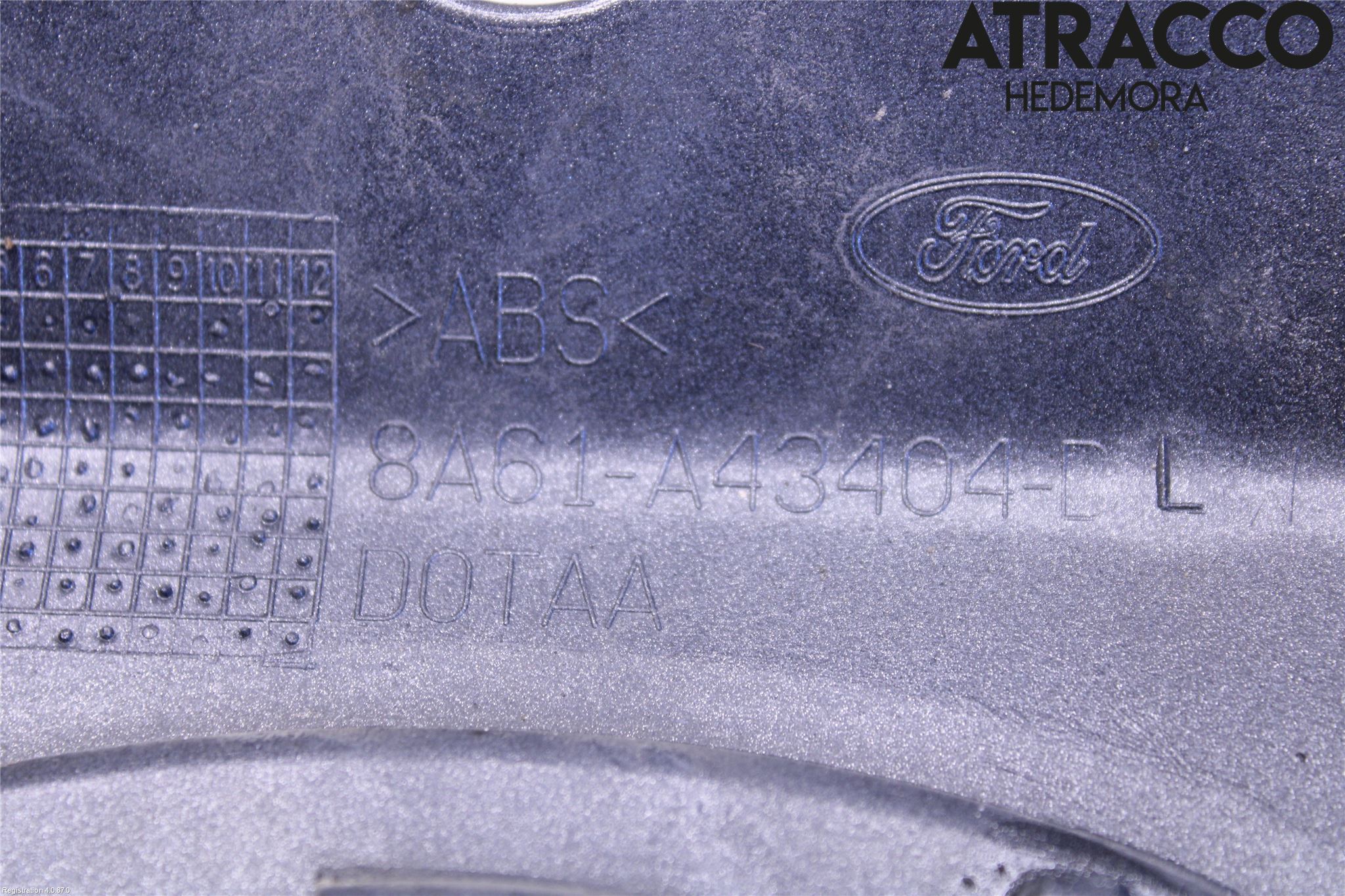 Ford FIESTA 13-17 List Bak-Bakluke