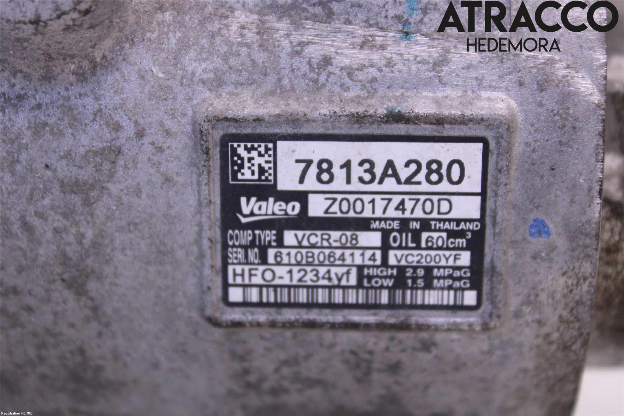 Mitsubishi SPACE STAR 13- Varme Ac Kompressor