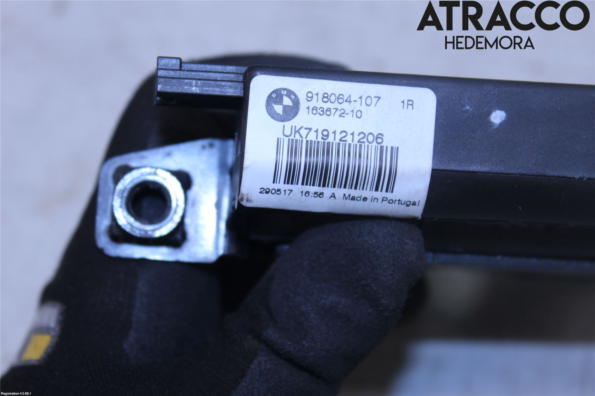 BMW 3 F30/F31/F80 12-19 Bakluke-Lokk Låsekasse