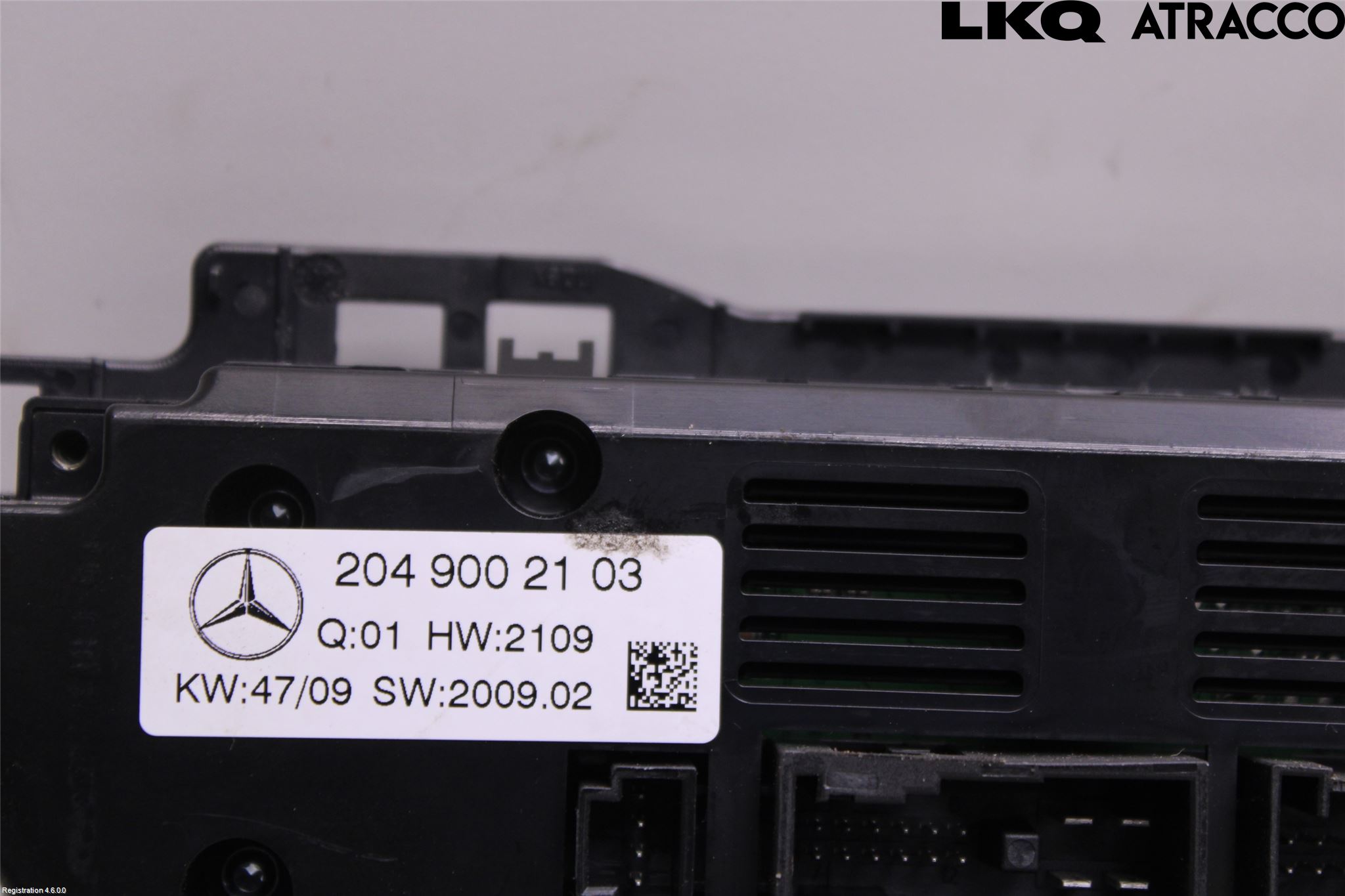 Mercedes-Benz MB C-KLASS (W204) 07-15 Varme Ac Betjening-Display