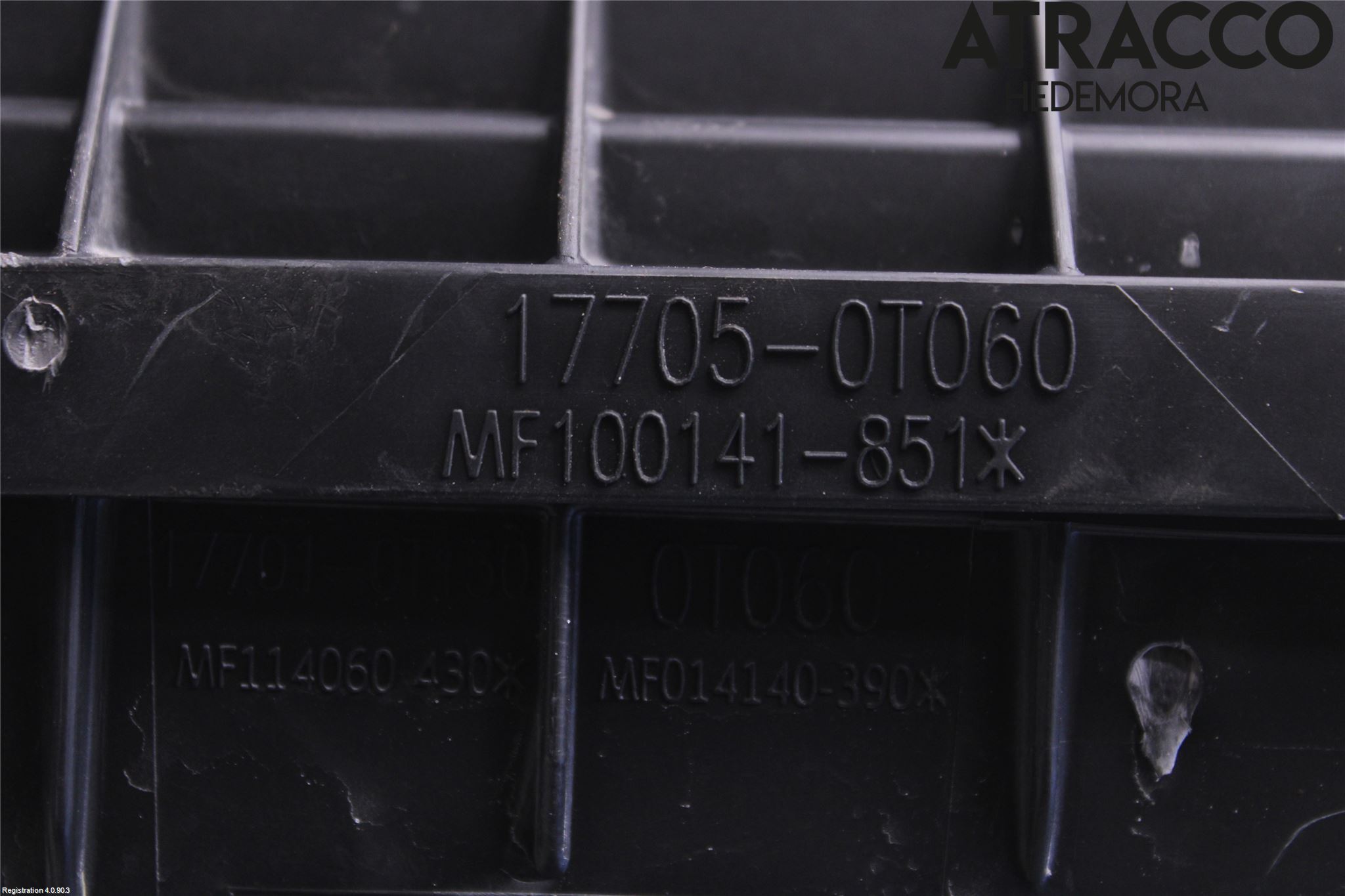 Toyota AURIS 13-19 Luftfilter Boks