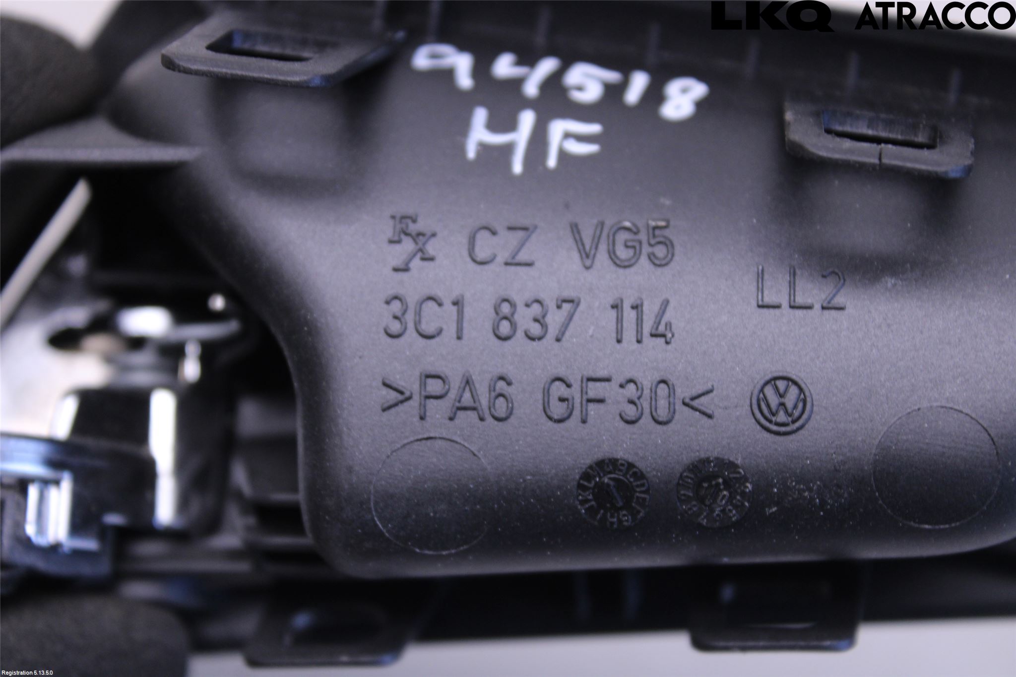 Volkswagen VW PASSAT 05-11 Innr Dørhandtak H Indre