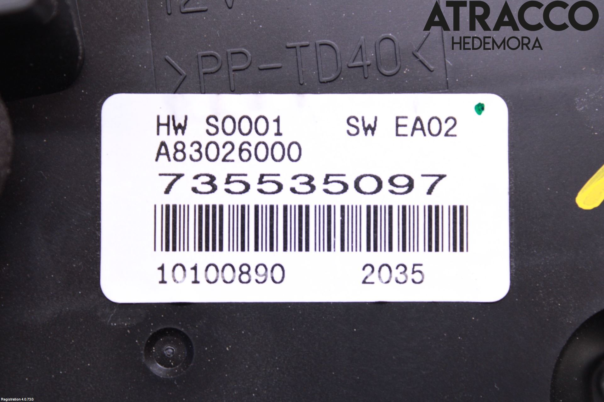 Fiat DUCATO 15-23 Varme Ac Betjening-Display