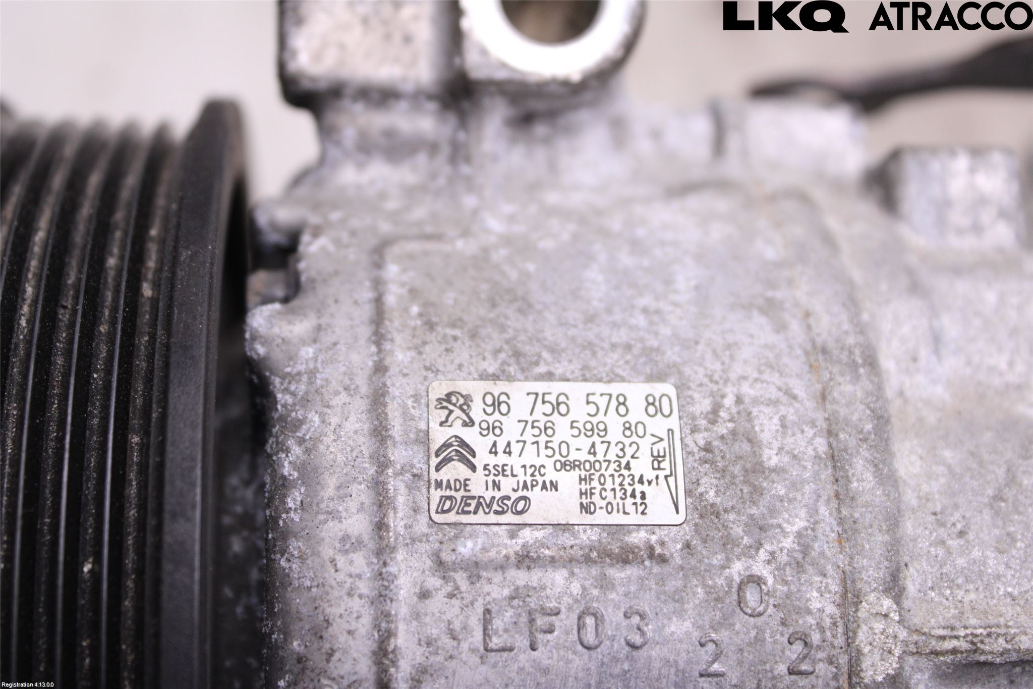 Citroen C4 PICASSO 14-18 Varme Ac Kompressor