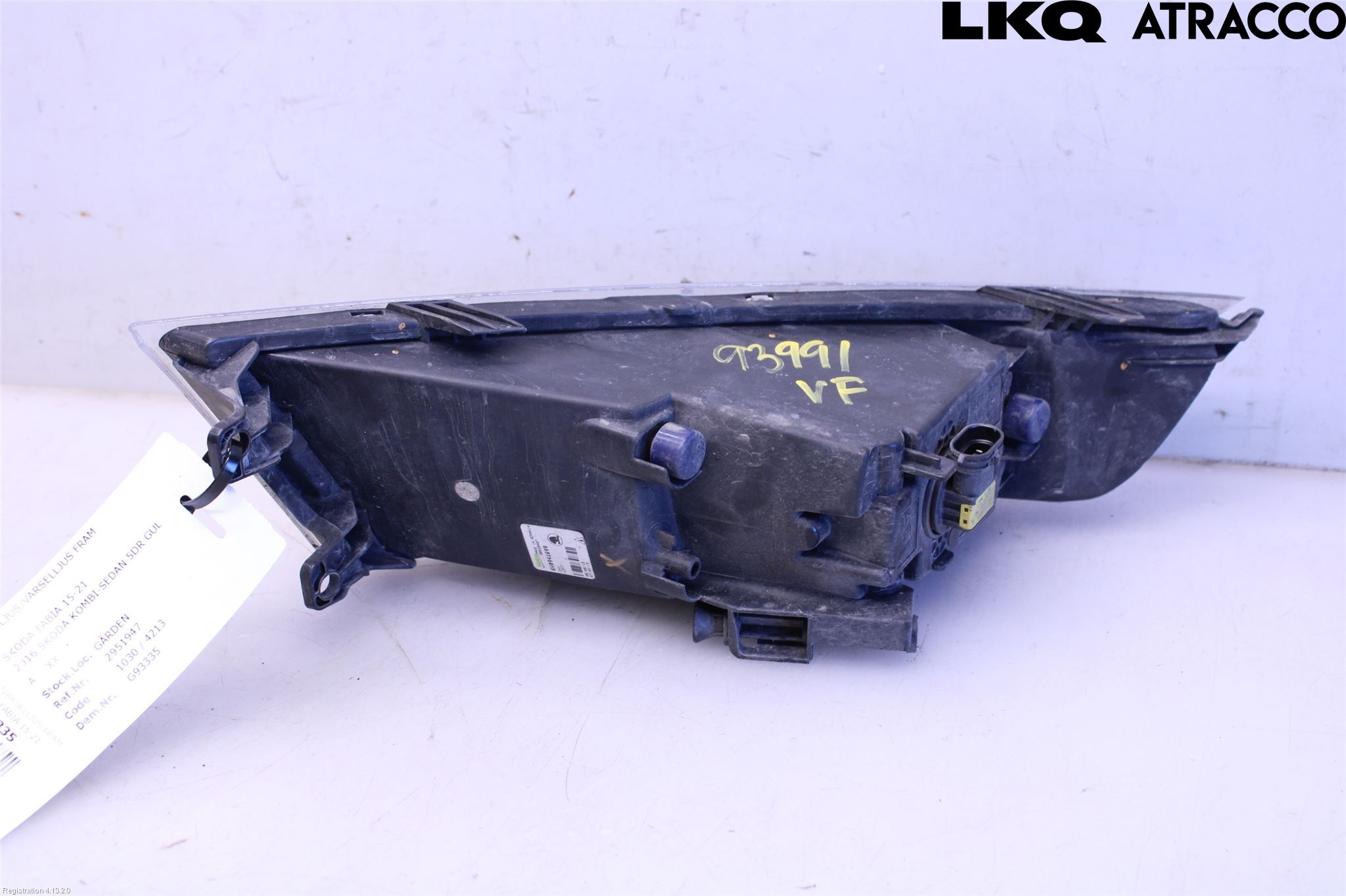 Skoda FABIA 15-21 Frontlykt-Kurve-Tåkelys