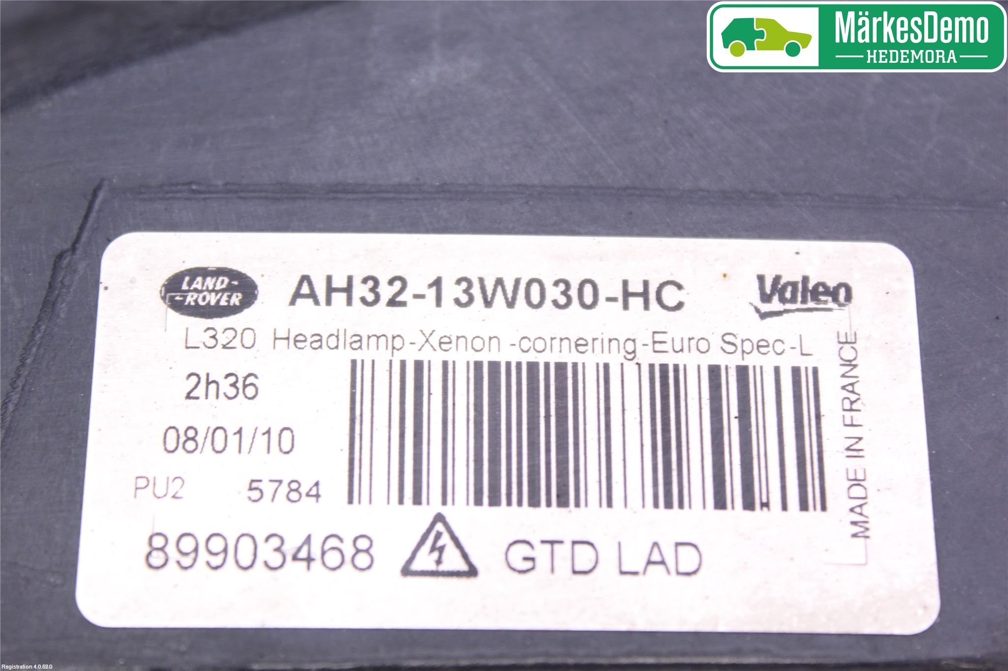 Landrover RANGE ROVER SPORT (L320) 10-13 Frontlykt Venstre