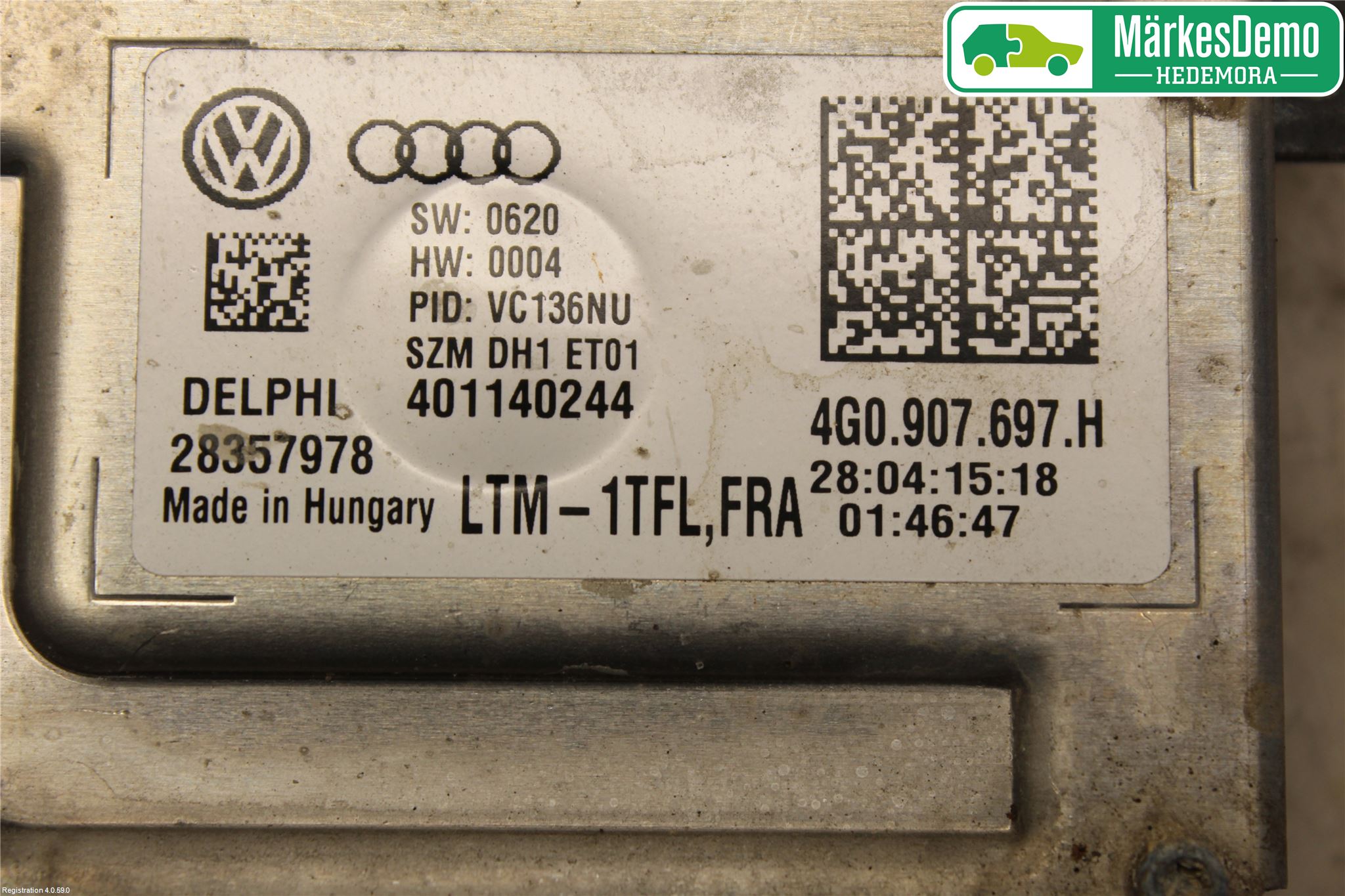 Volkswagen VW PASSAT 15-19 Styreenhet Xenon