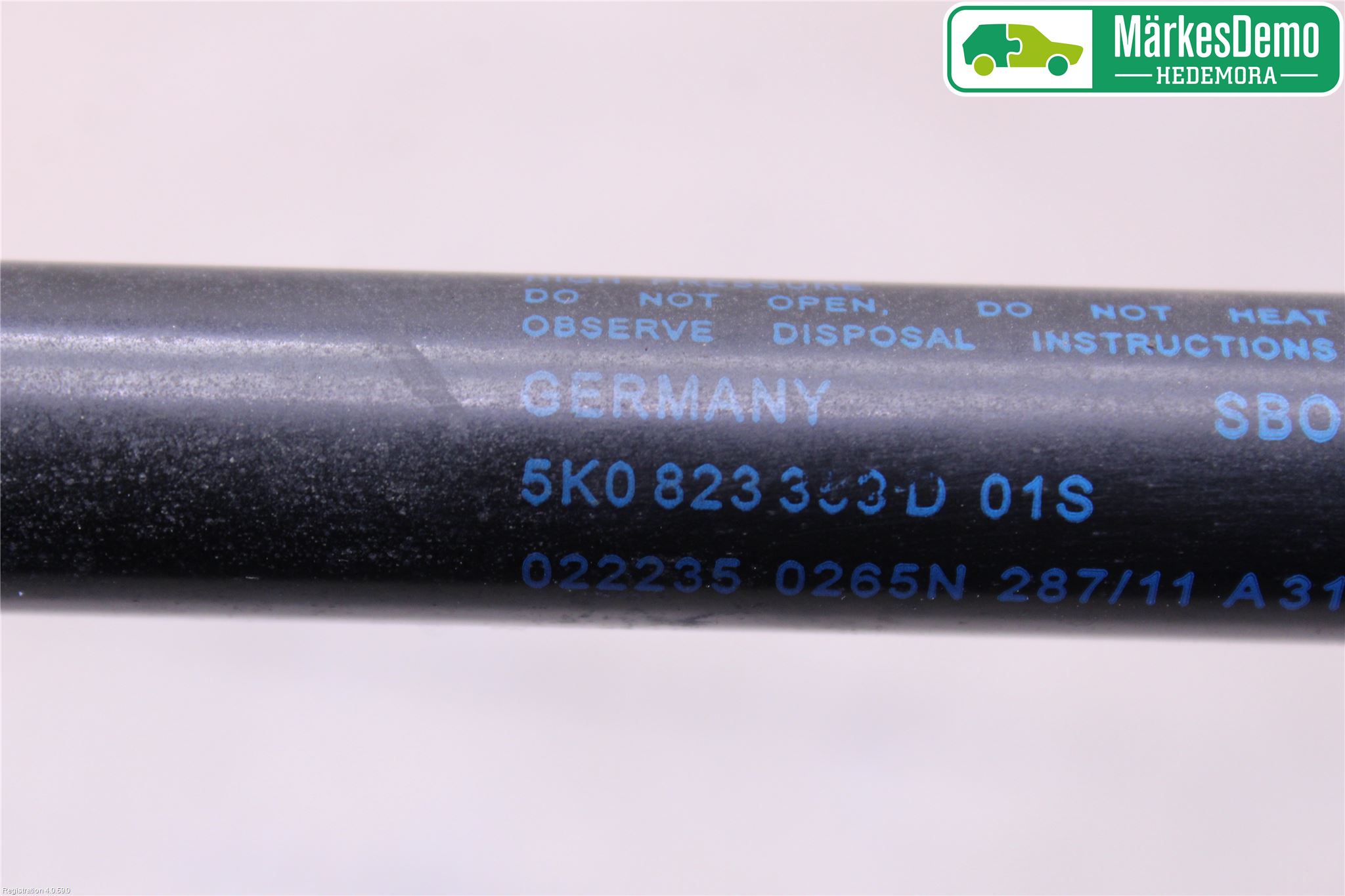 Volkswagen VW GOLF VI 09-13 Panser Demper-Gassfjær