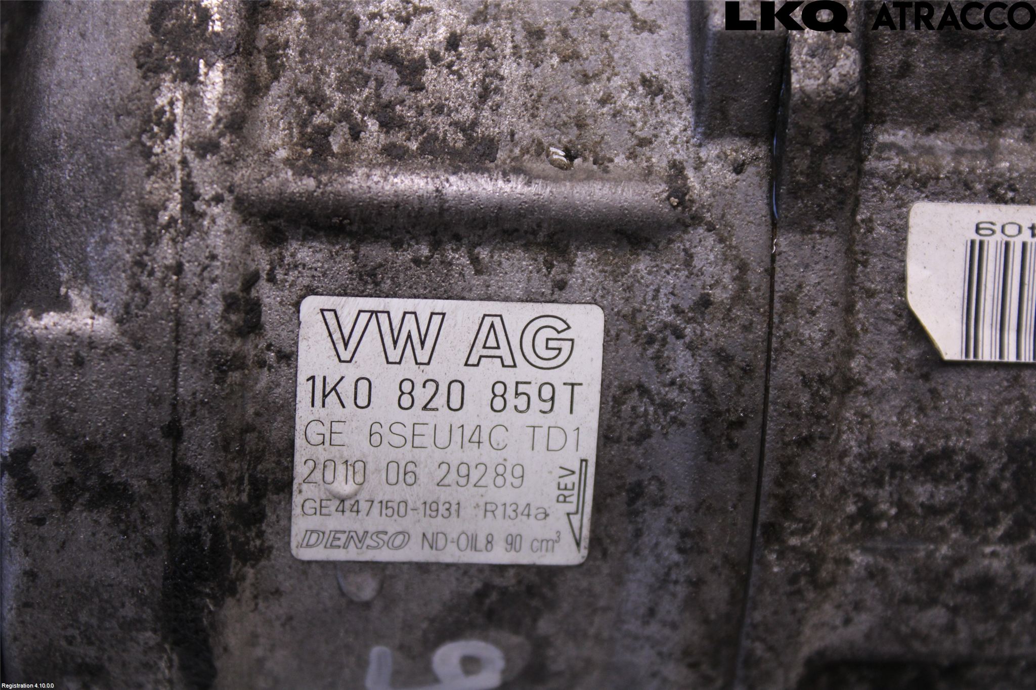 Volkswagen VW PASSAT 05-11 Varme Ac Kompressor